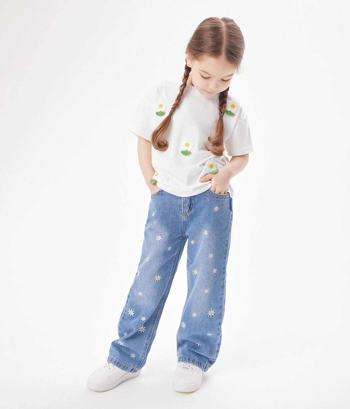 GIRLS Jeans/ Брюки детские/SS24TKG091