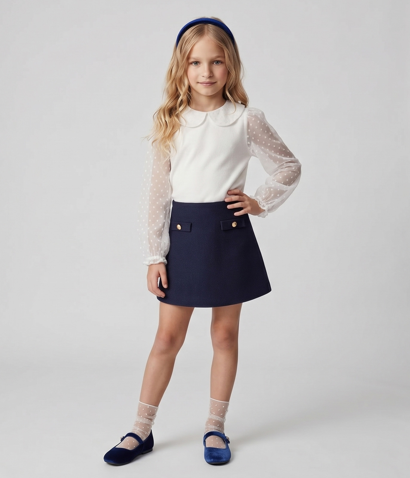 GIRLS skirt/Юбка детская/AW26TKG004