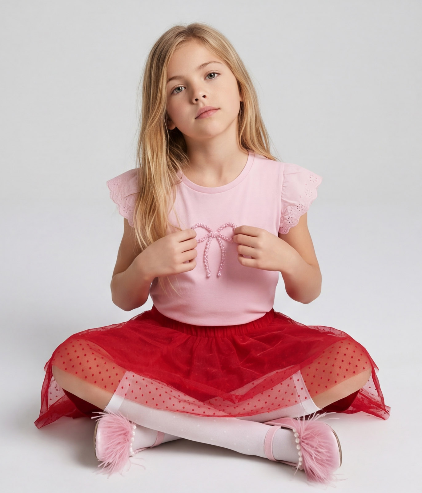 GIRLS Skirt/Юбка детская/AW25TKG040