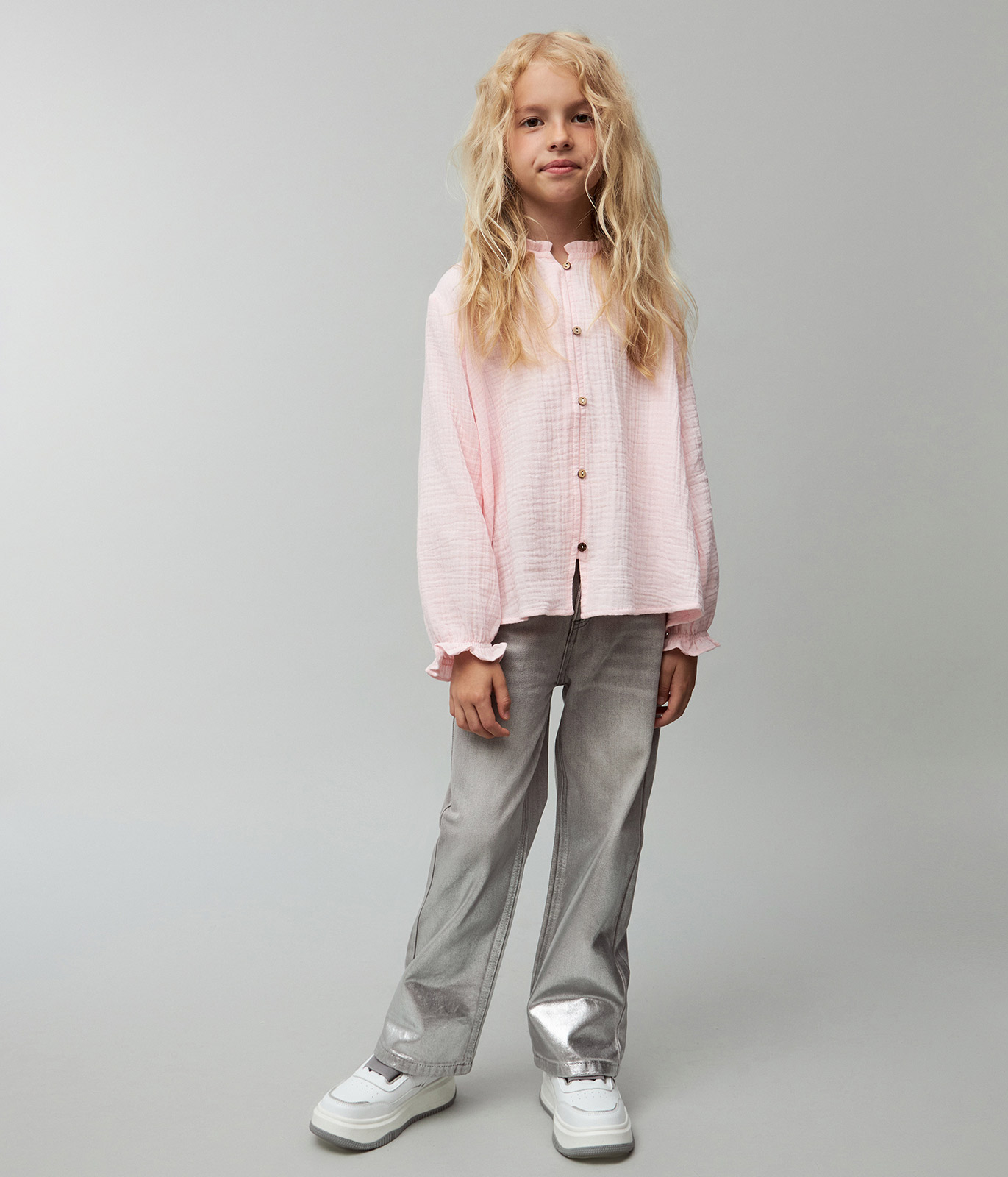 GIRLS Blouse/ Блузка детская/SS24TKG023