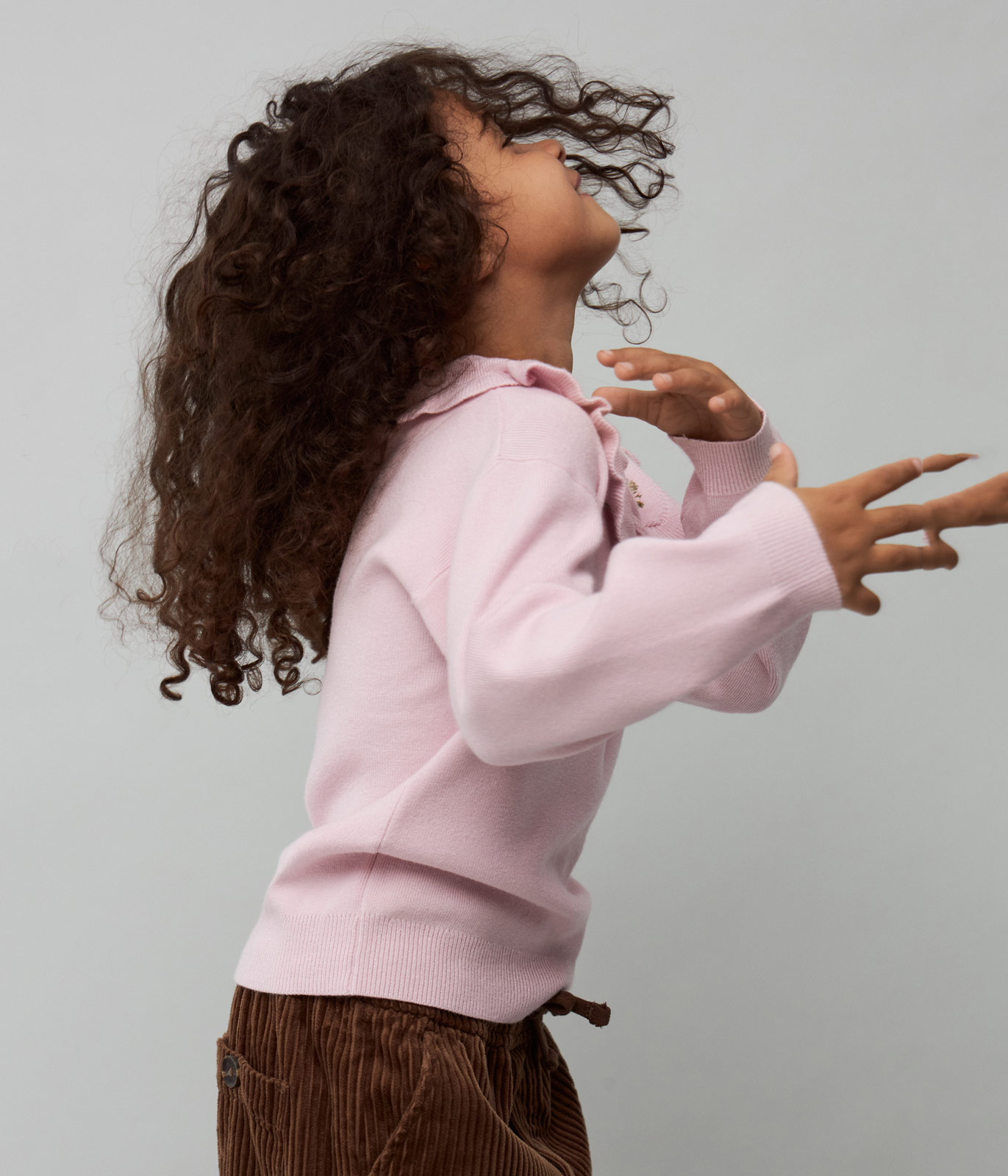 GIRLS jumper knitted/Джемпер детский/AW24TKG016