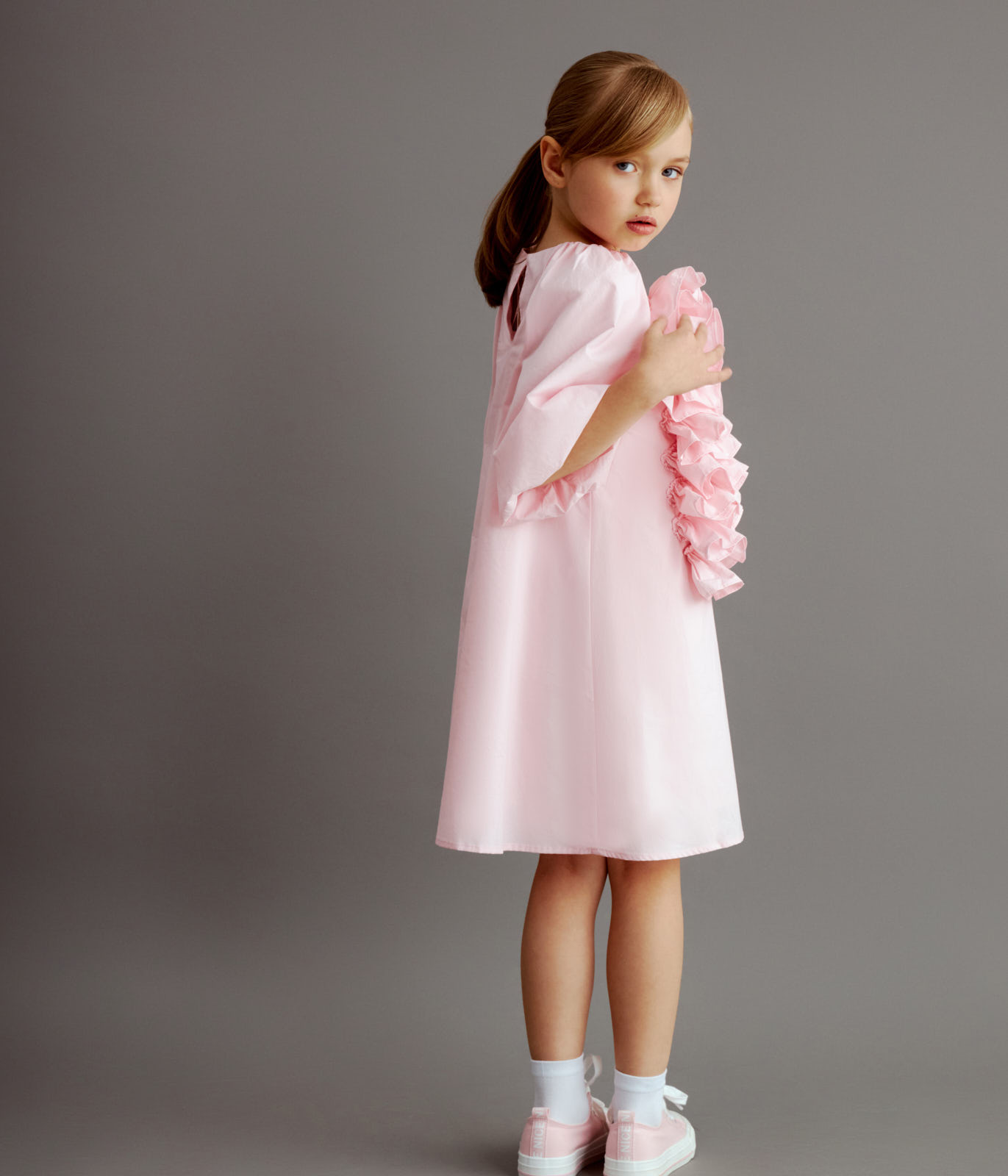 GIRLS poplin dress SS/Платье детское/SS24TKG055