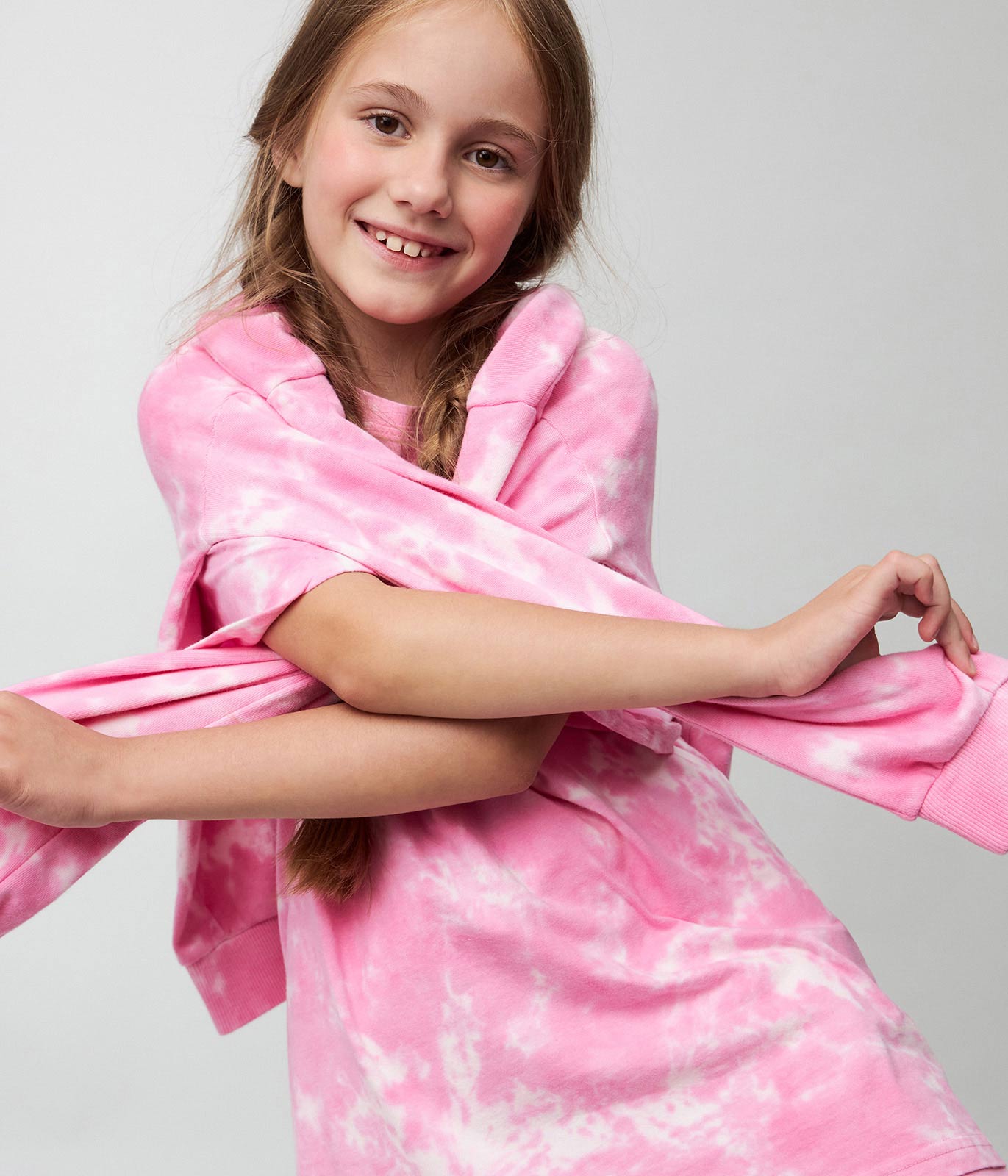 GIRLS Tie dye tee SS/ Футболка детская к/р/SS24TKG056