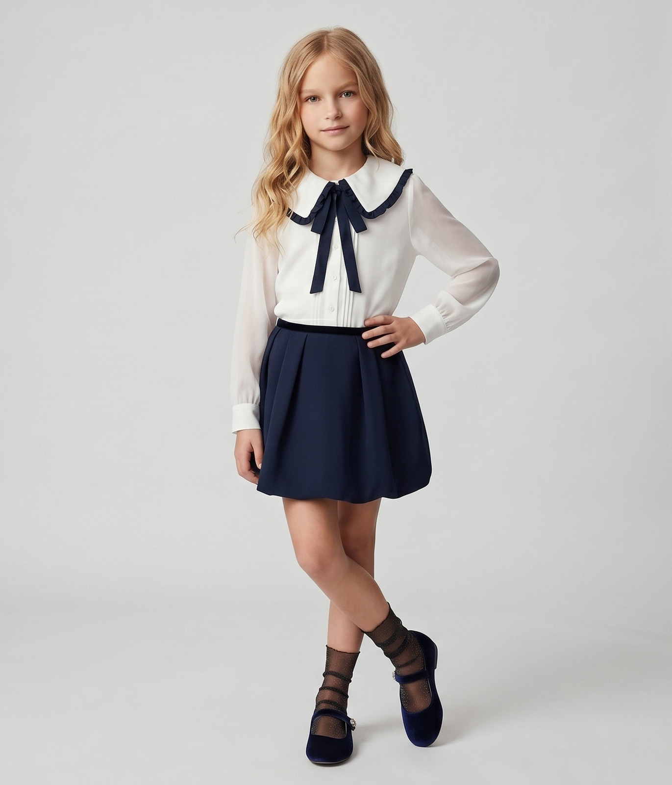 GIRLS Blouse/Блузка детская/AW26TKG020