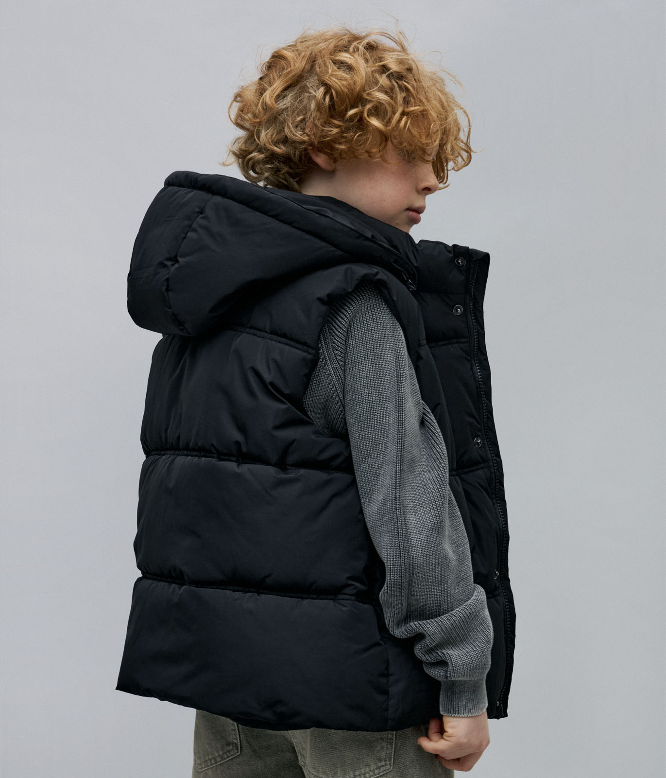 BOYS Padded vest/Детский утепленный жилет /SS25TKB003