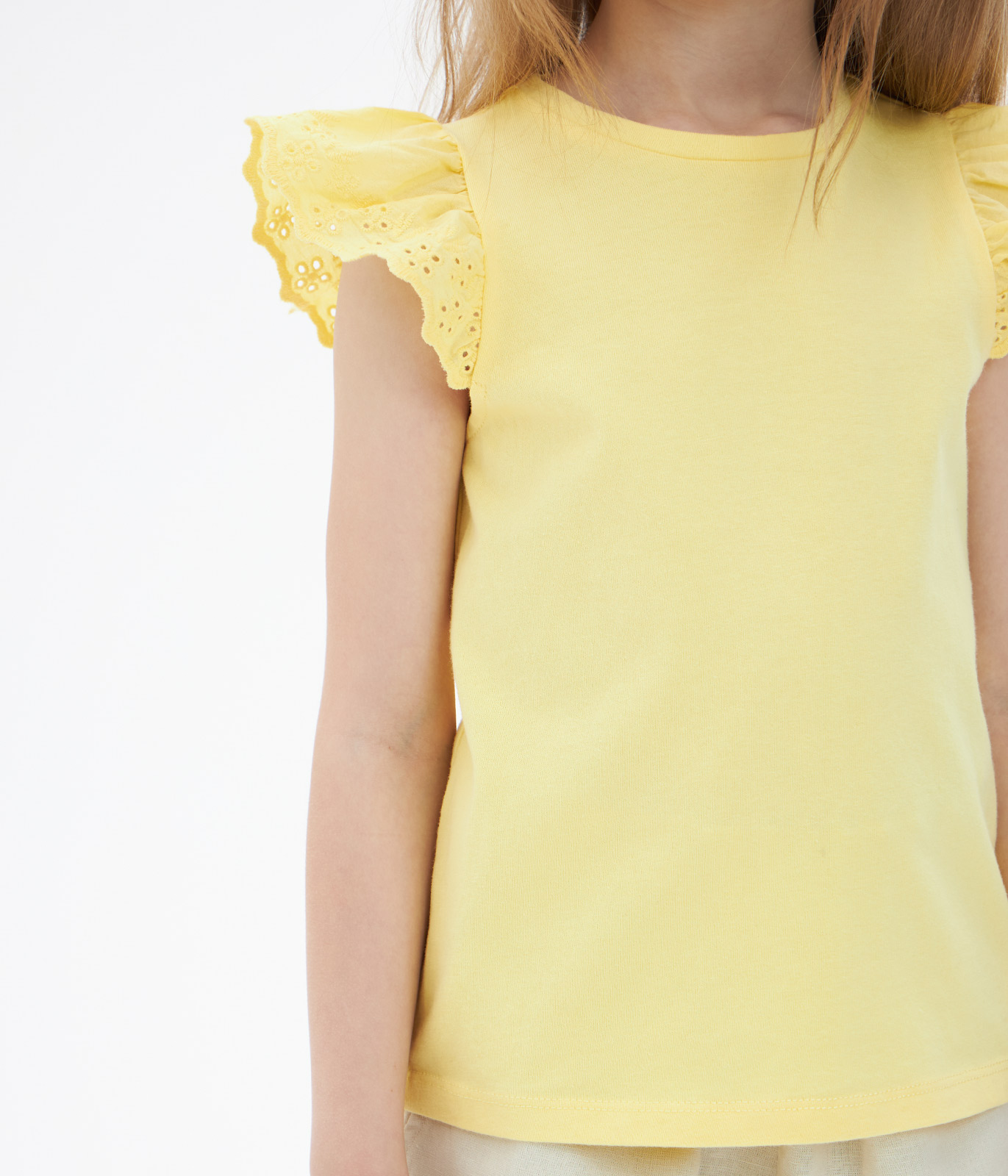 GIRLS frills vest/ Майка детская/SS24TKG065