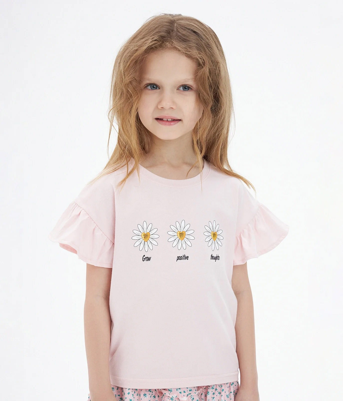 GIRLS Сhamomile tee SS/ Футболка детская к/р/SS24TKG088