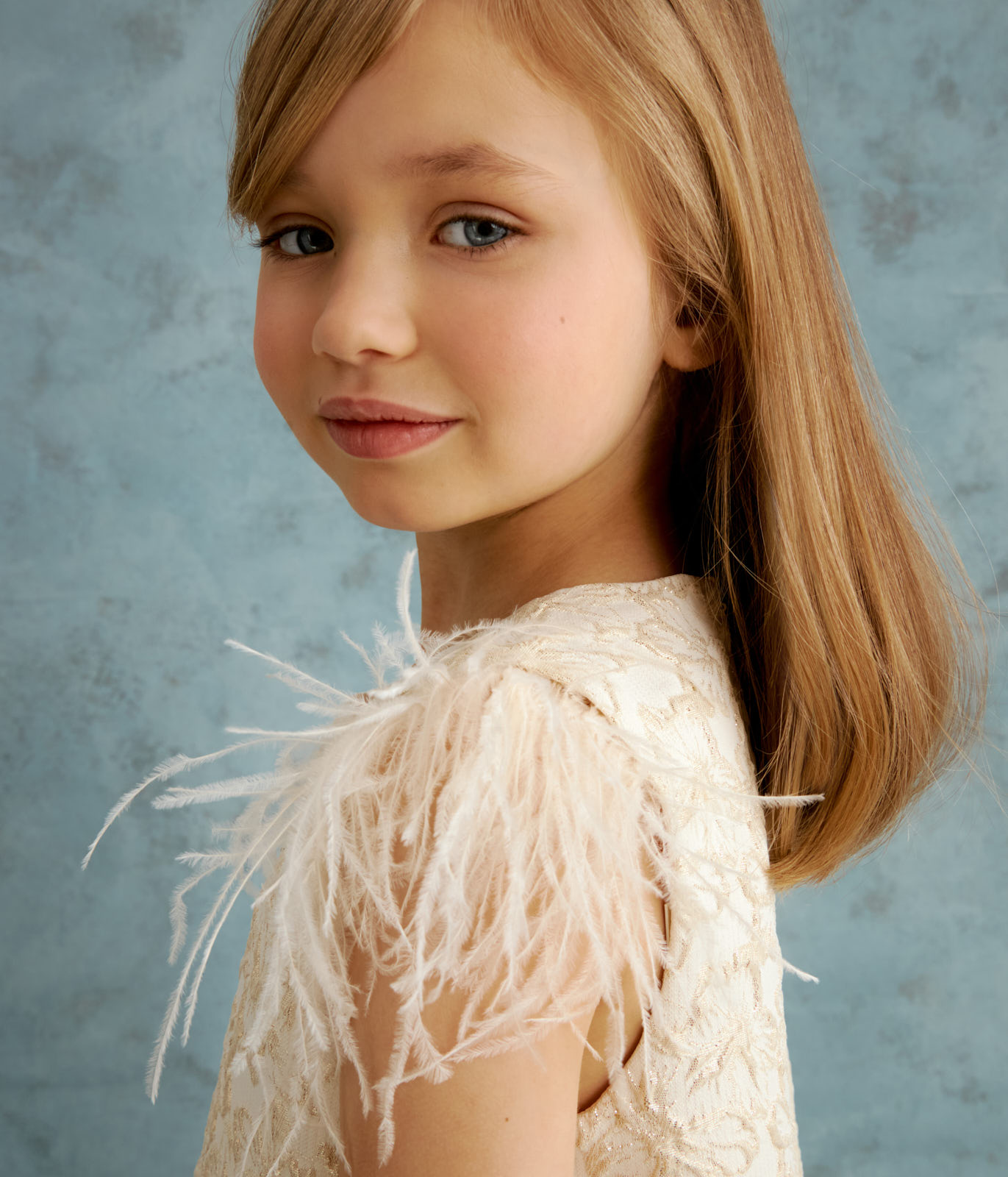 GIRLS Jacquard dress/ Платье детское/AW23TKG058