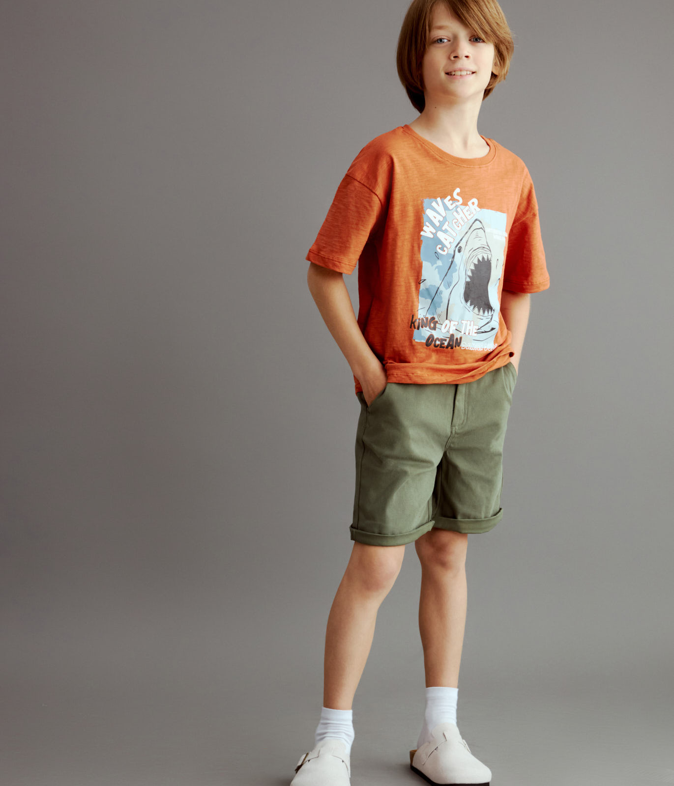 BOYS tee SS/Футболка детская к/р/SS24TKB058