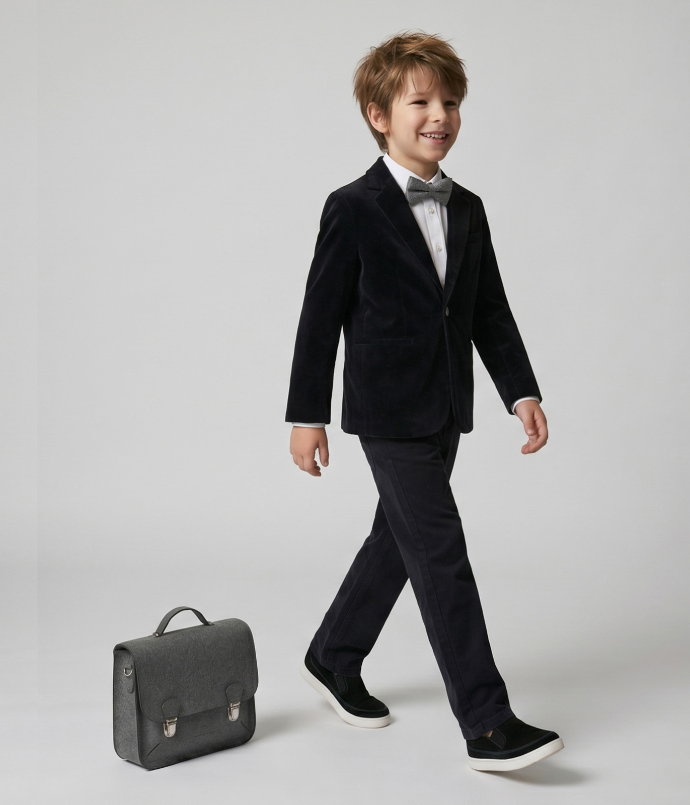 BOYS Velour Blazer/Велюровый пиджак для мальчиков/AW24TKU011