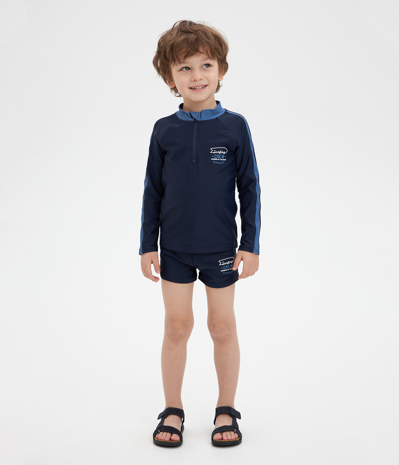BOYS Swim tee LS/ Футболка для плавания детская/SS24TKB046