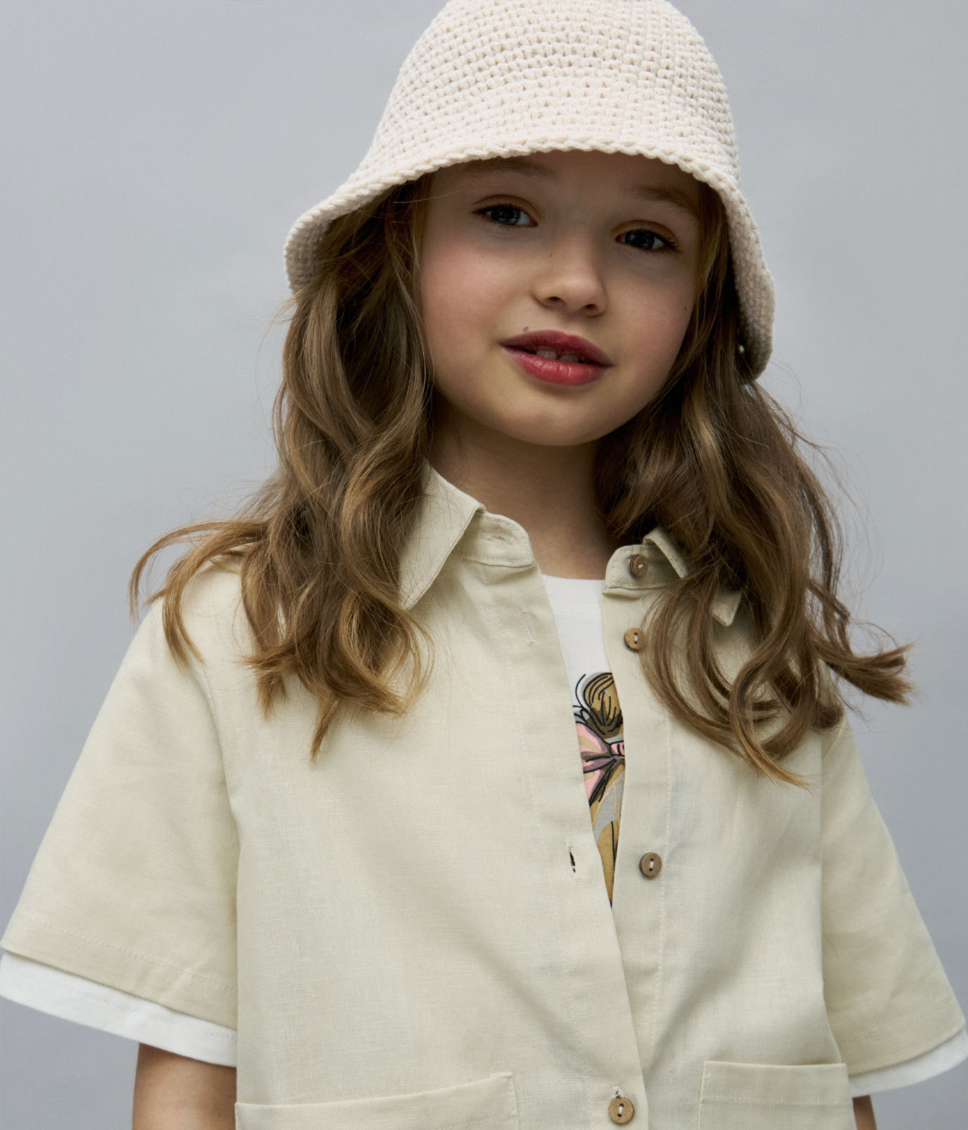 GIRLS set shorts and shirt/ Комплект детский шорты и рубашка/SS24TKG051