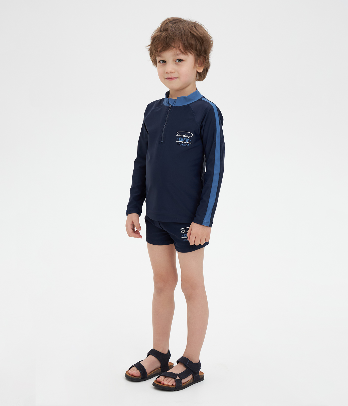 BOYS Swim tee LS/ Футболка для плавания детская/SS24TKB046