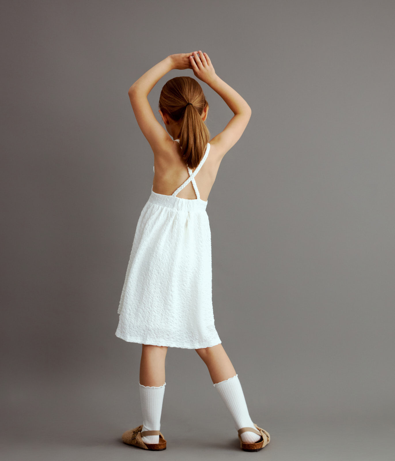 GIRLS bow dress SS/Платье детское/SS24TKG085