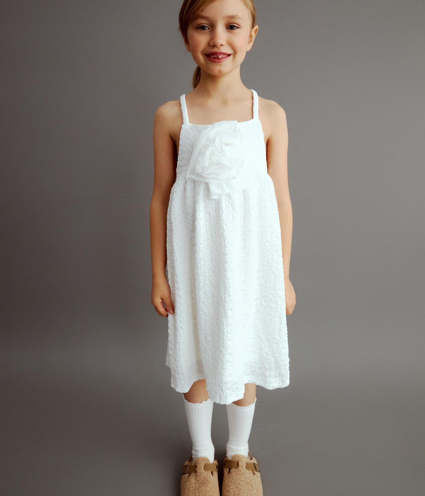 GIRLS bow dress SS/Платье детское/SS24TKG085