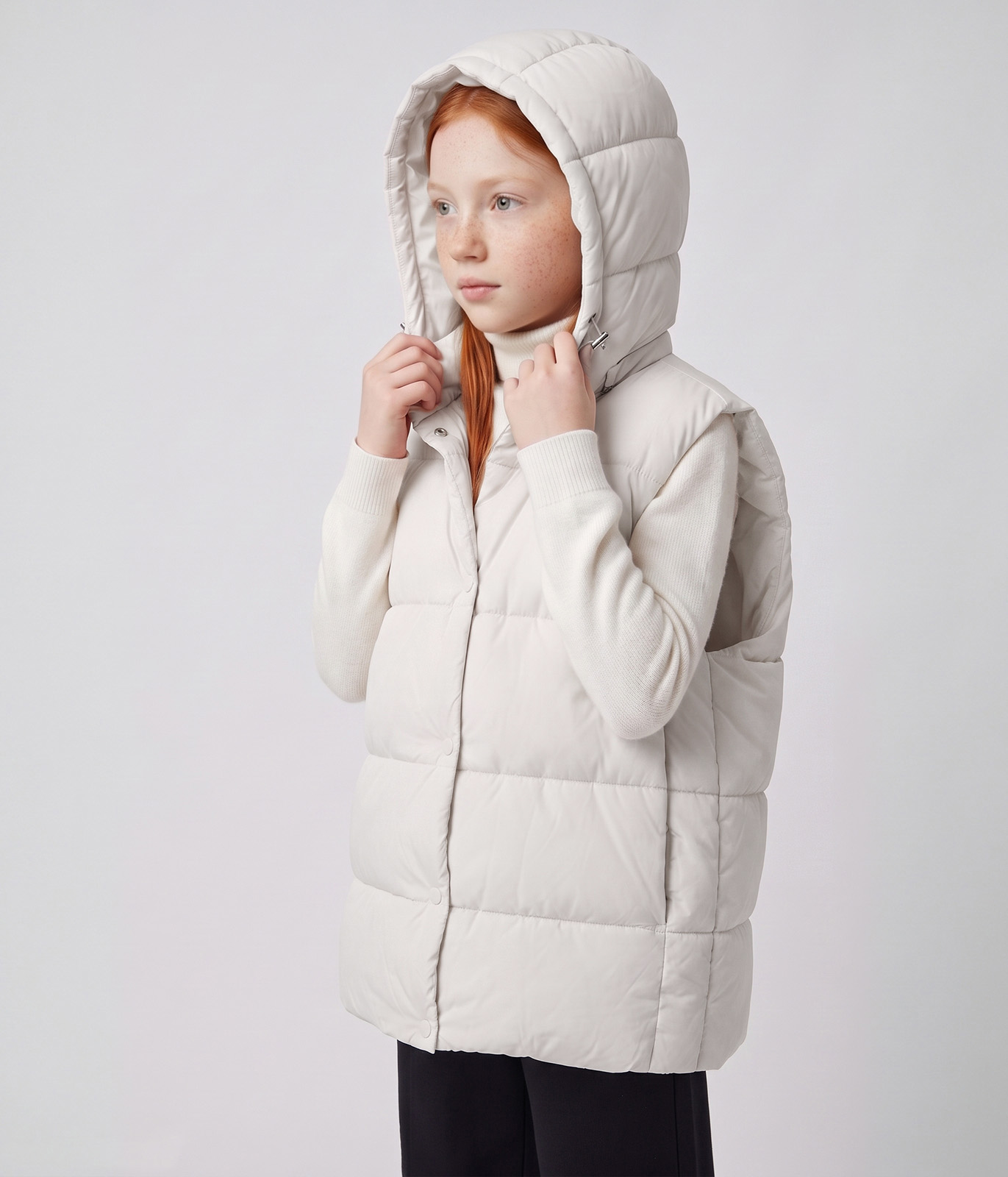 GIRLS Padded vest/Детский утепленный жилет /SS25TKG002 
