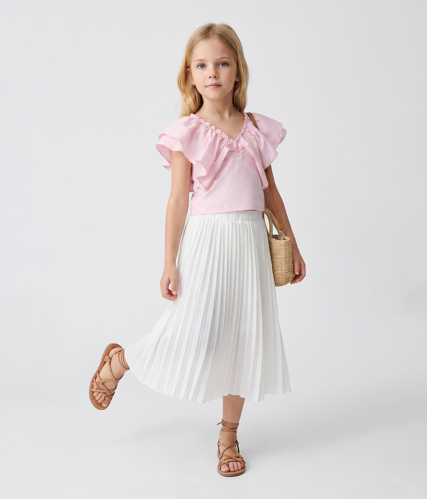 GIRLS Blouse/ Блузка детская/SS24TKG004