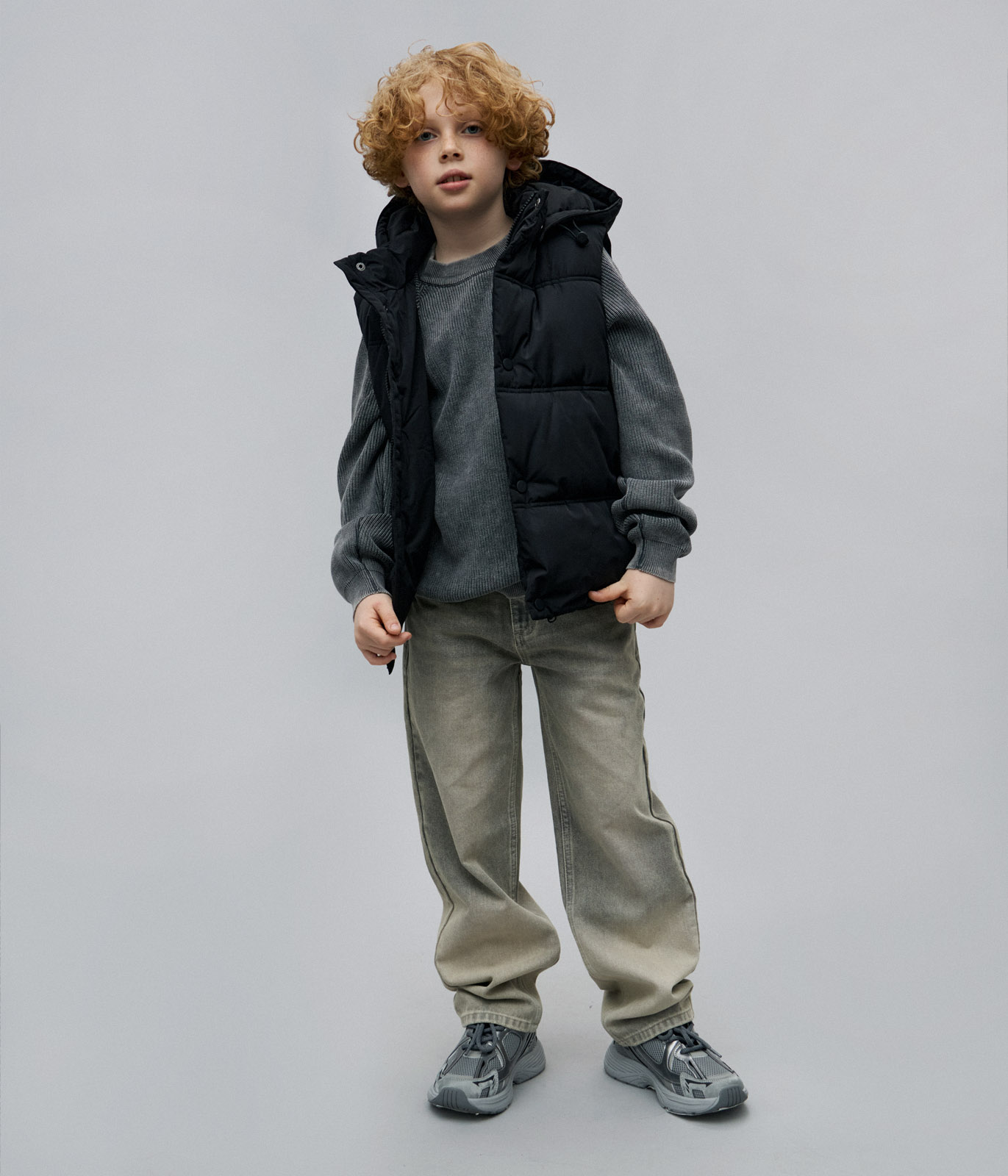 BOYS Padded vest/Детский утепленный жилет /SS25TKB003