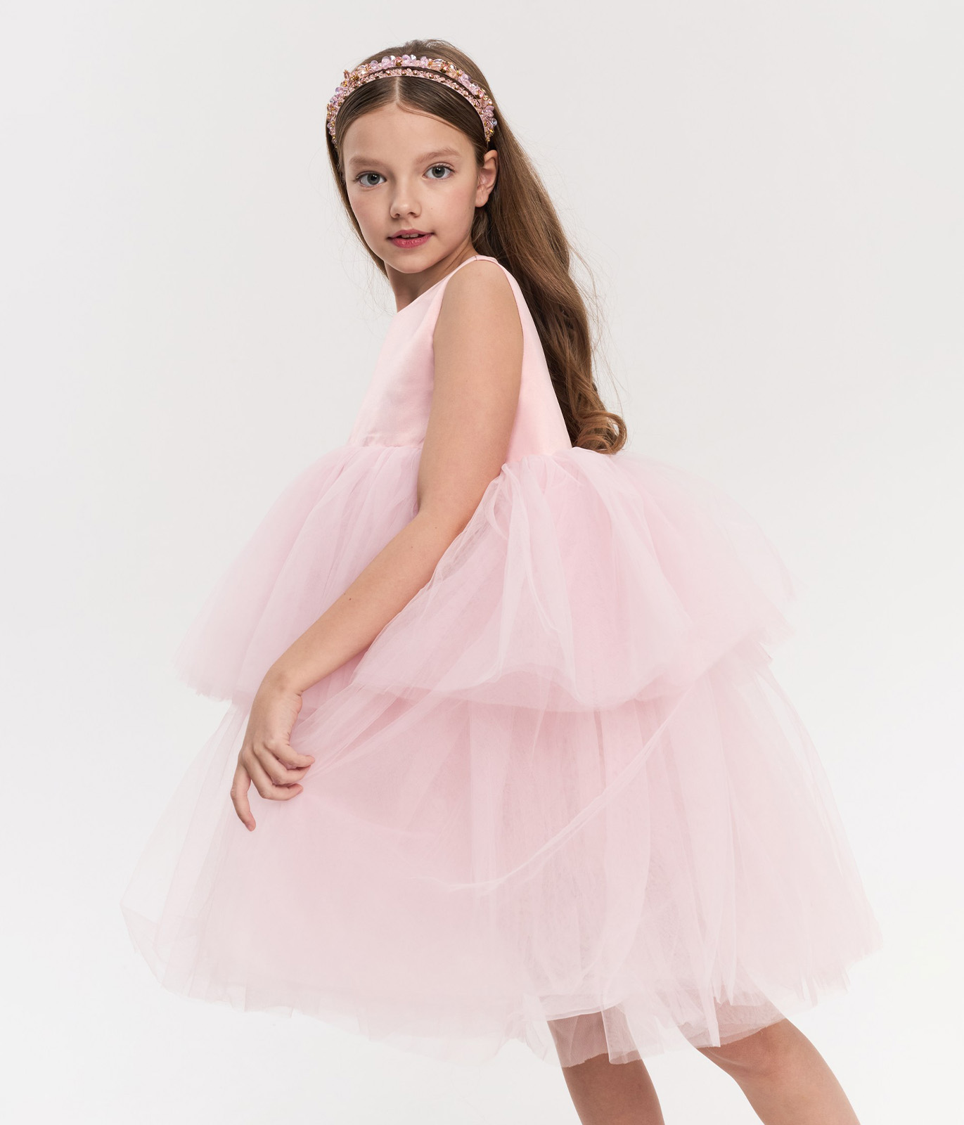 GIRLS Dress/Платье детское/AW25TKG026