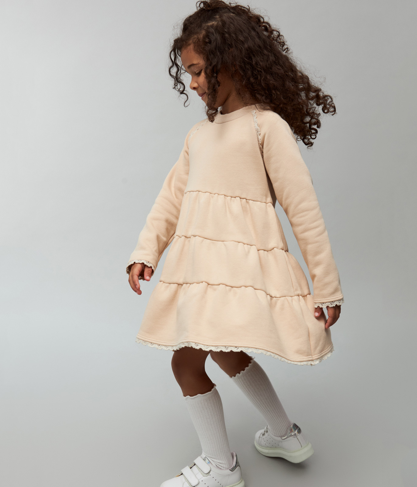 GIRLS dress LS/ Платье детское д/р/AW23TKG029
