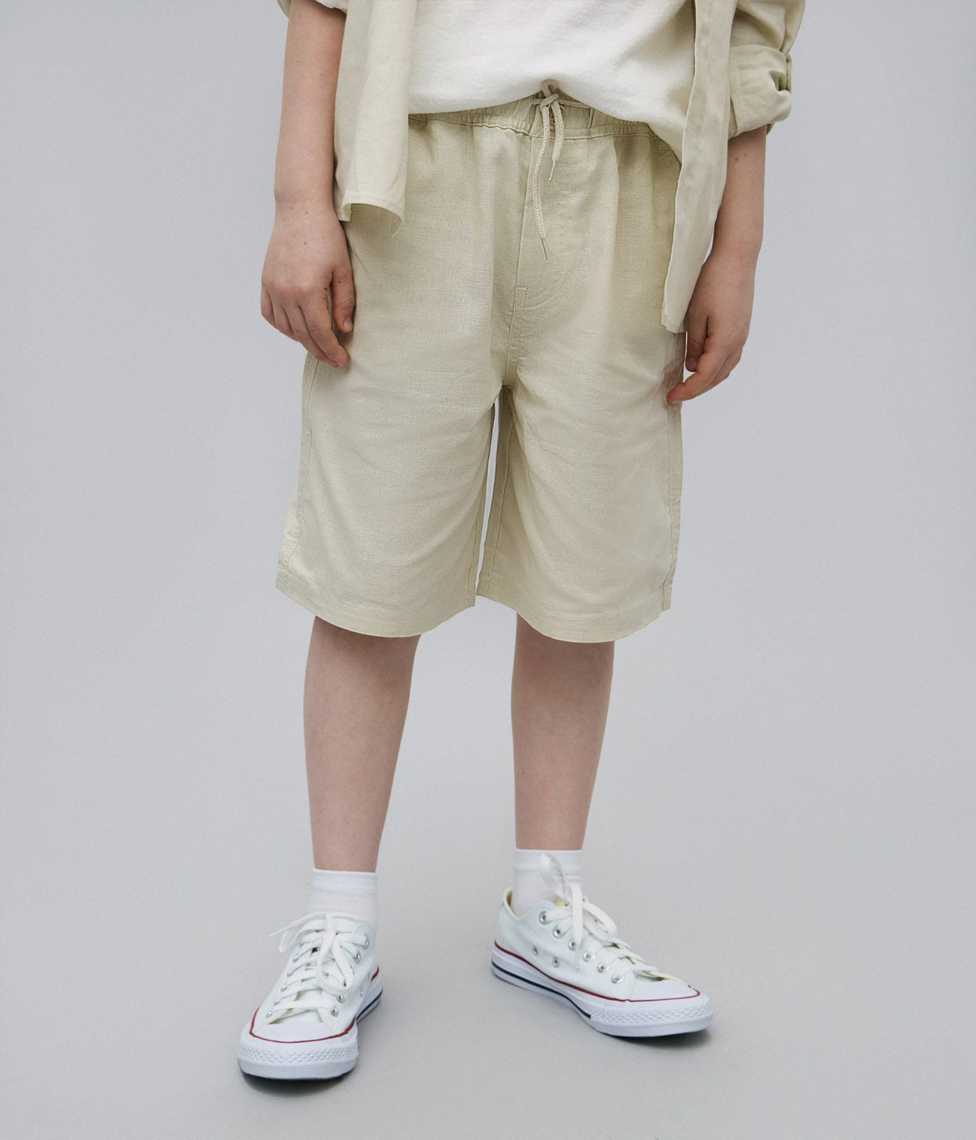 BOYS linen shorts/ Шорты детские/SS24TKB014