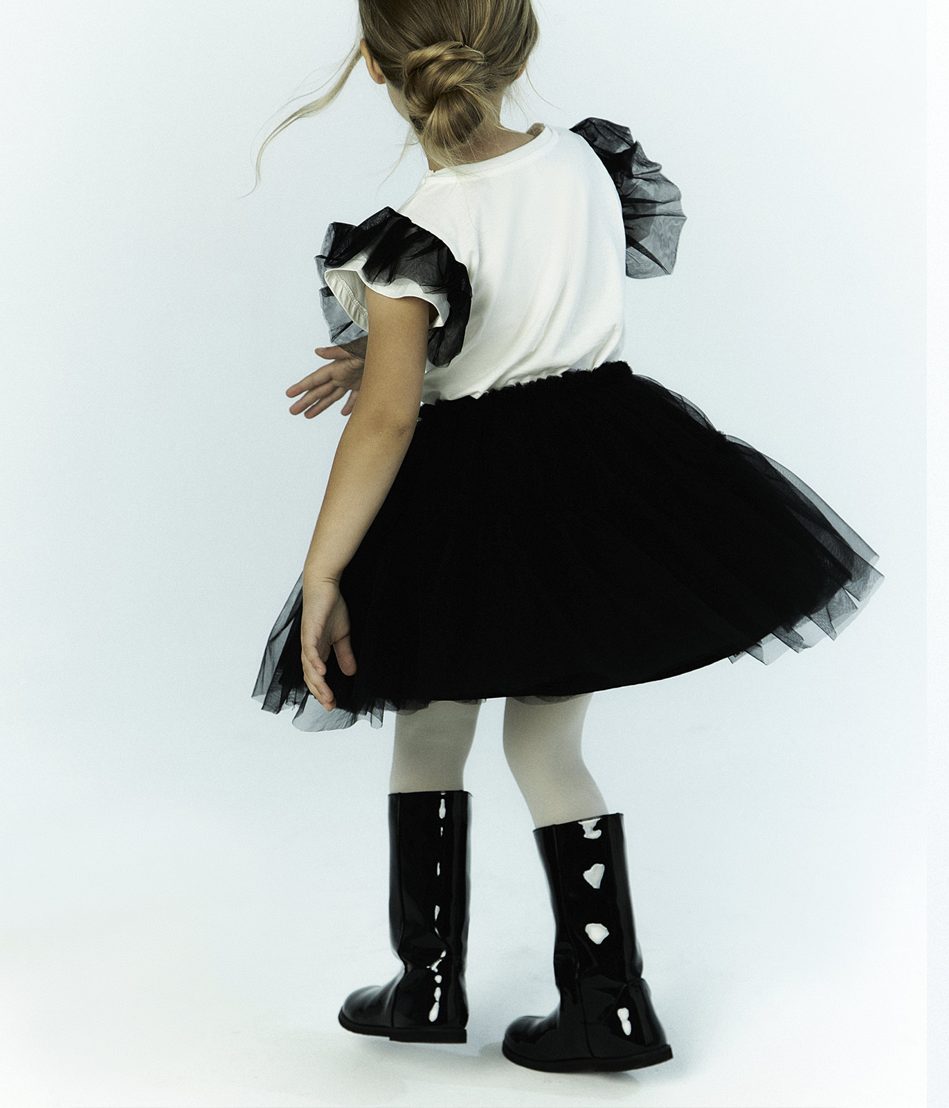 GIRLS Mesh skirt/ Юбка детская/AW23TKG059