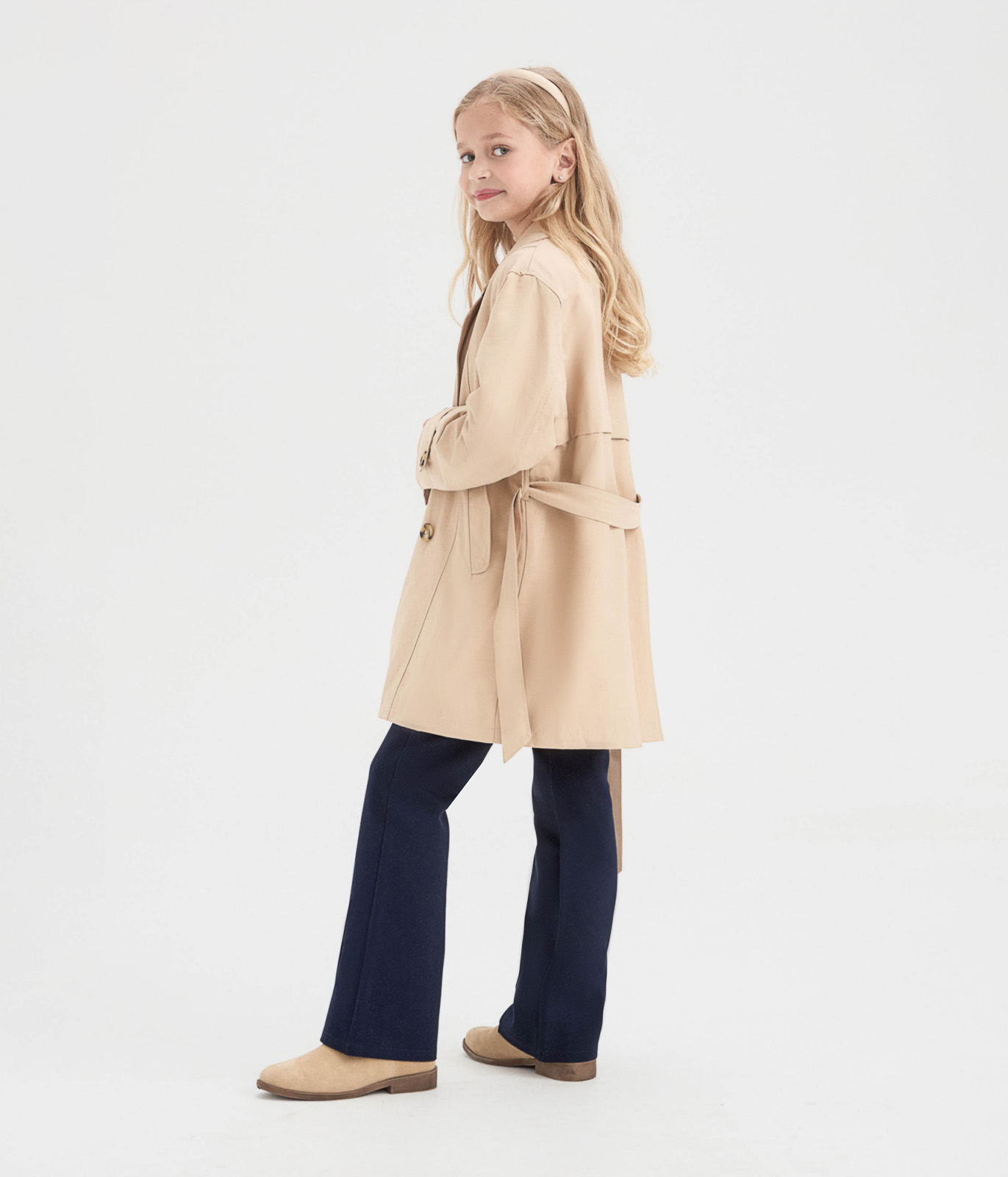 GIRLS Trench coat/Пальто детское/SS24TKG015