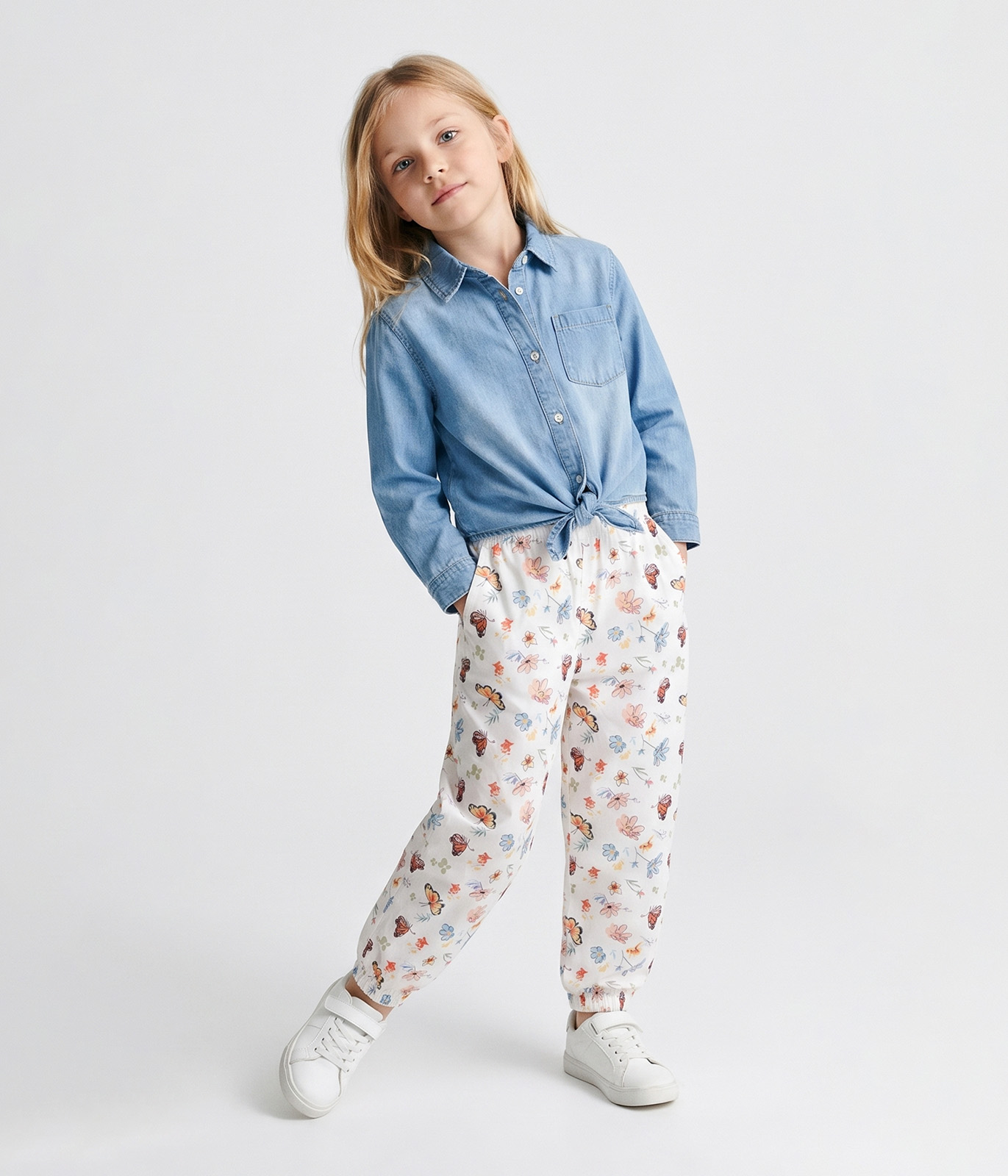 GIRLS trousers/ Брюки детские/SS24TKG097