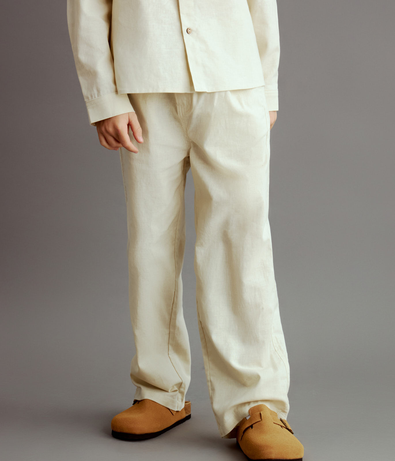 BOYS linen trousers/ Брюки детские/SS24TKB011