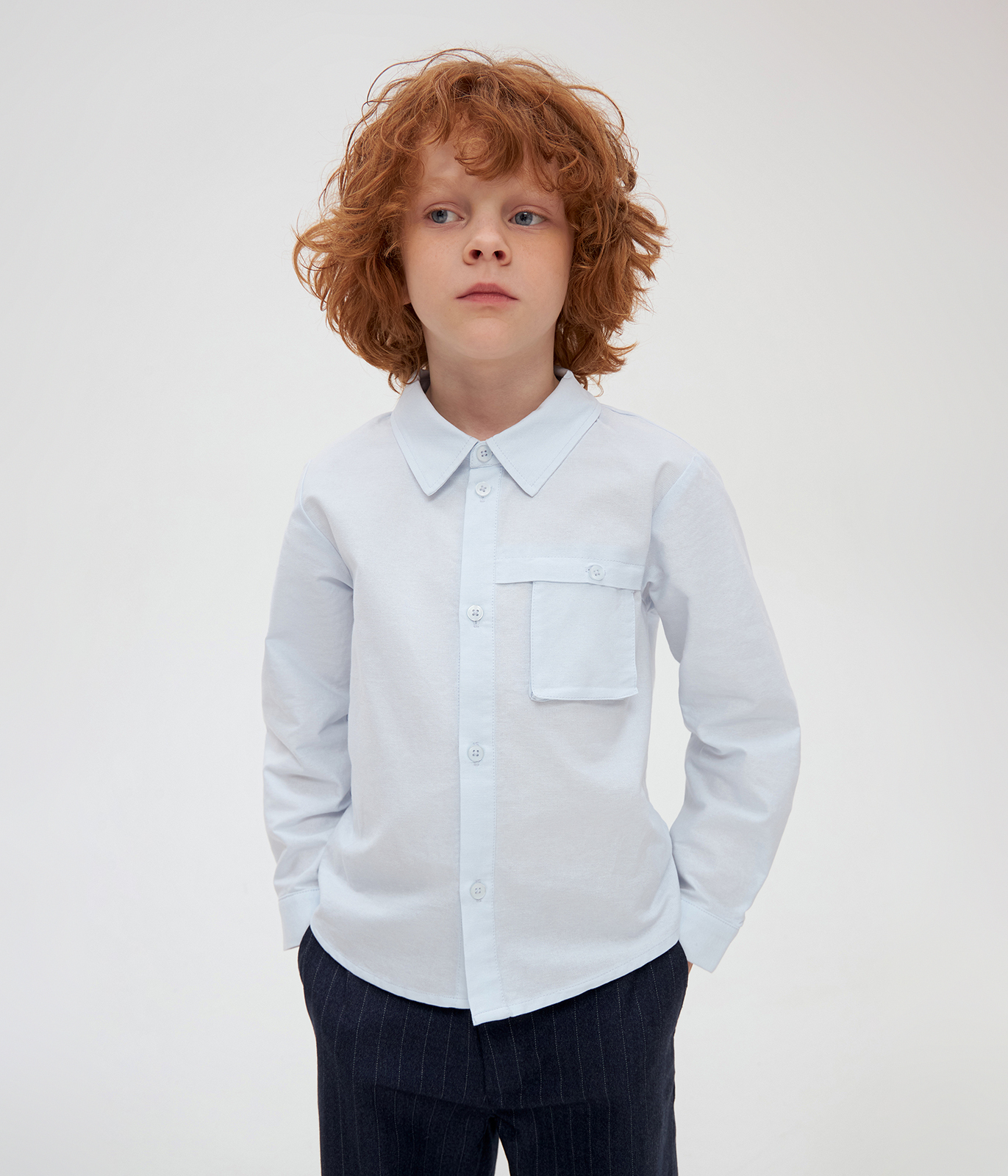 BOYS oxford shirt/Рубашка детская/AW23TKB036