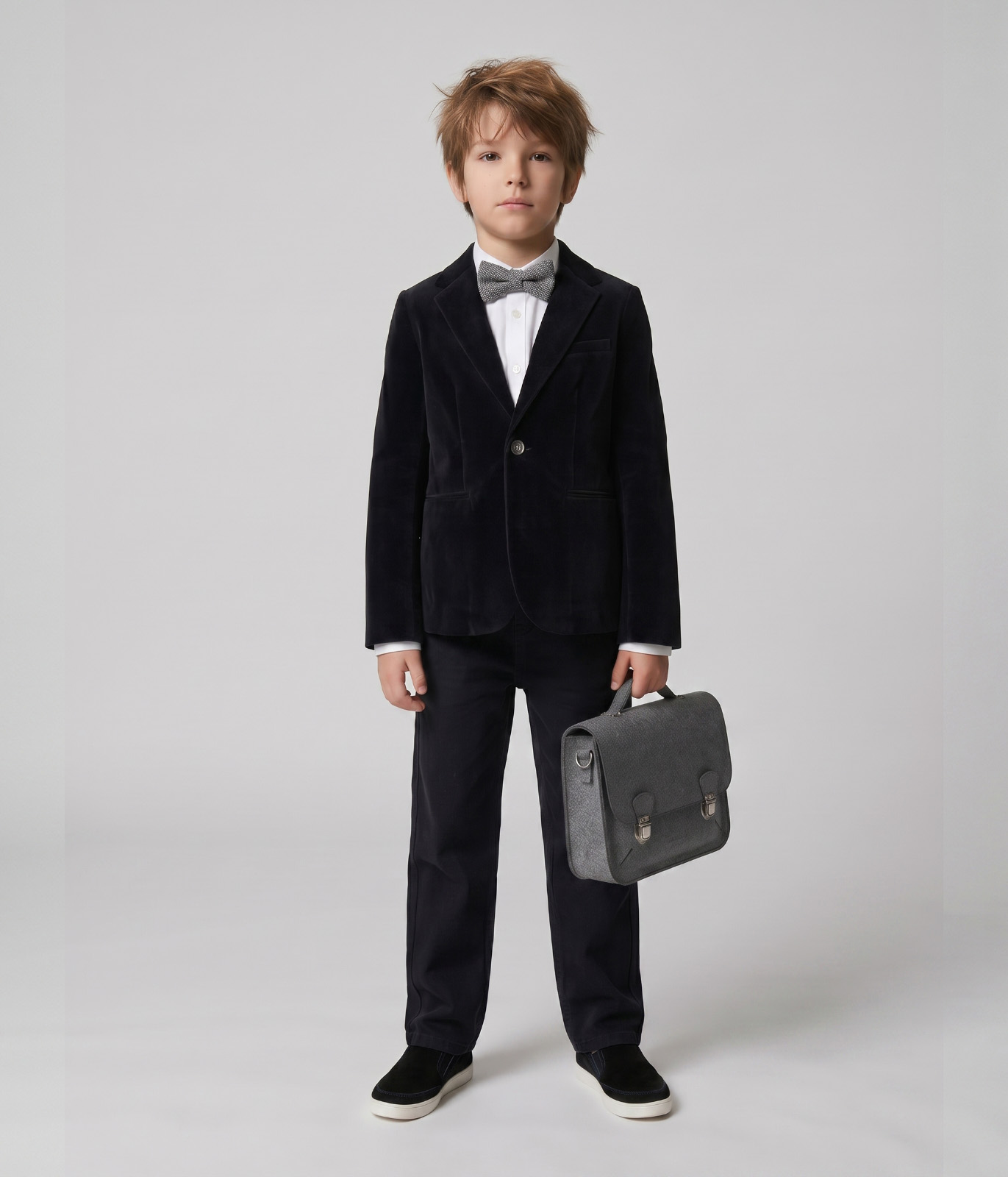 BOYS Velour Blazer/Велюровый пиджак для мальчиков/AW24TKU011