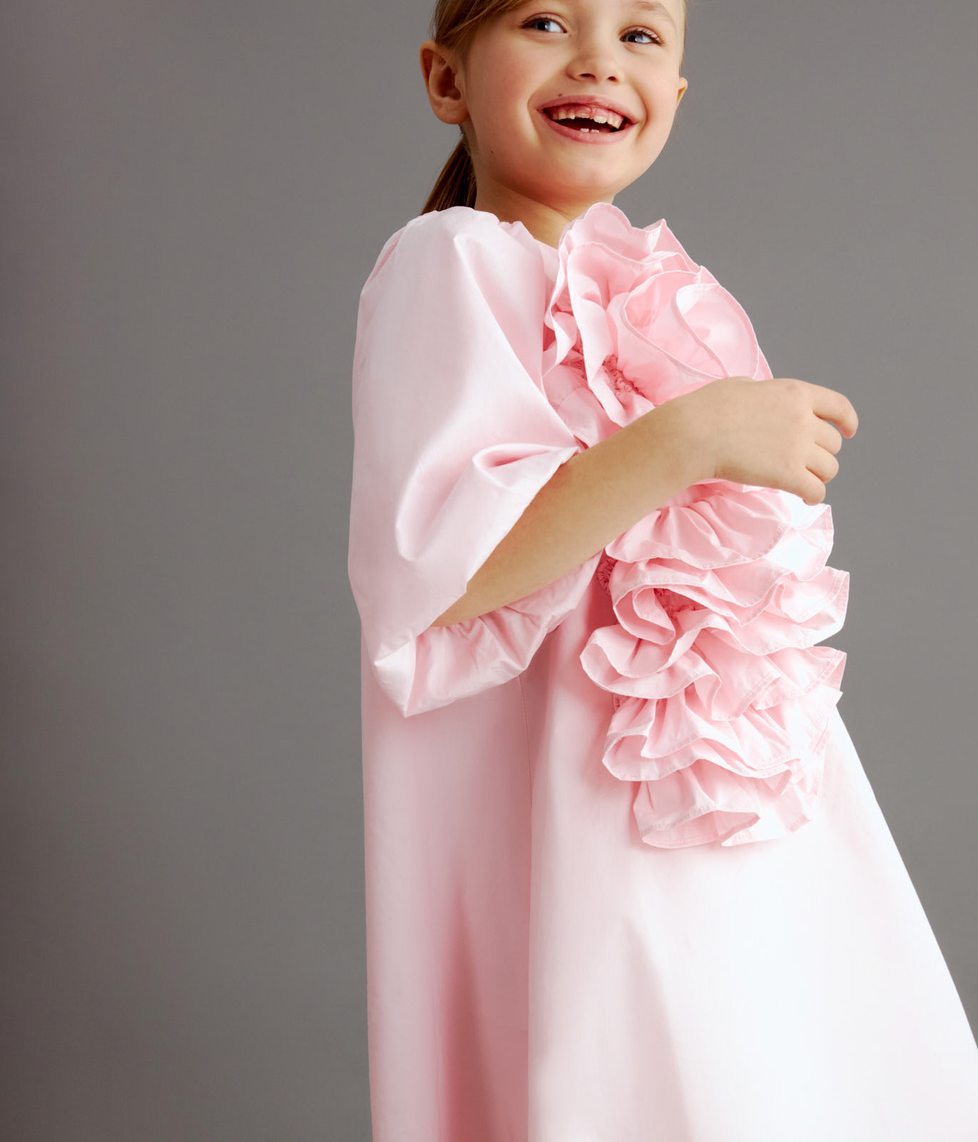 GIRLS poplin dress SS/Платье детское/SS24TKG055