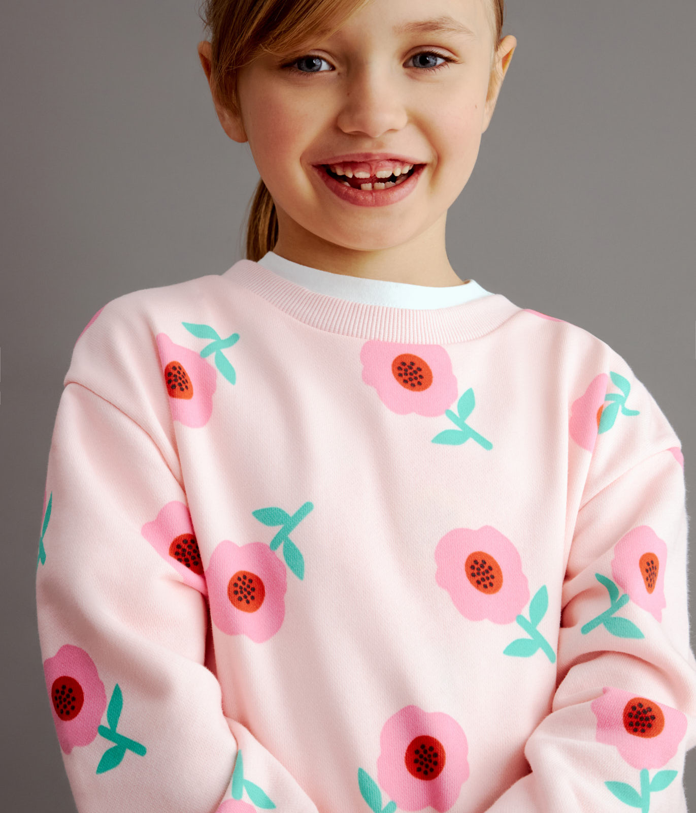 GIRLS Jumper sweat/ Джемпер детский/SS24TKG039