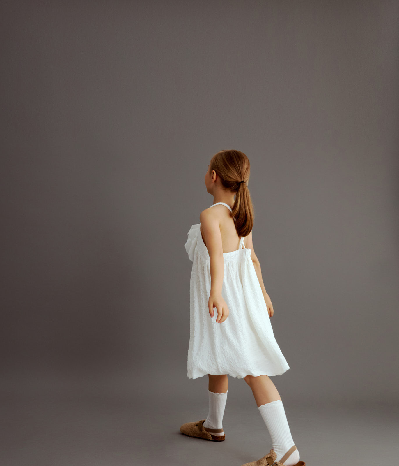 GIRLS bow dress SS/Платье детское/SS24TKG085