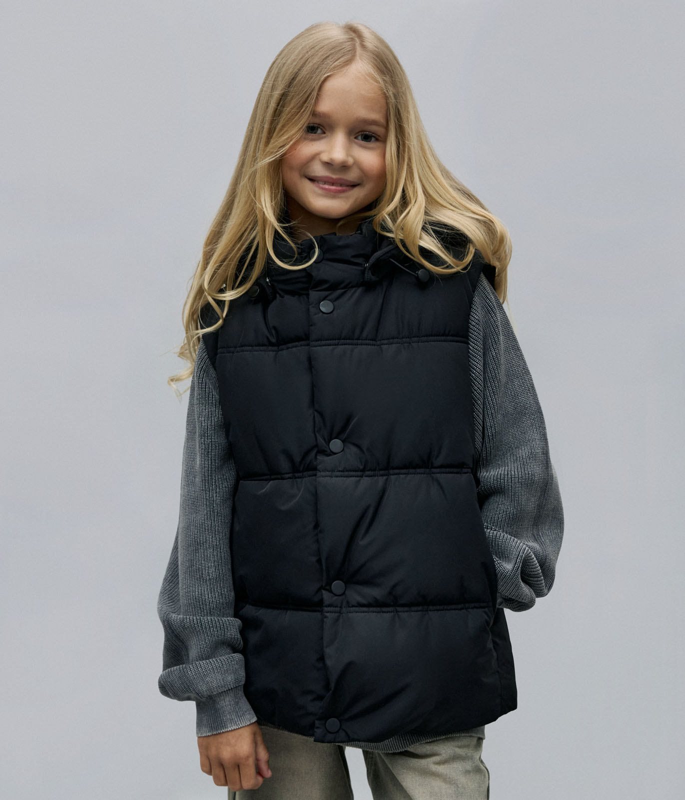 BOYS Padded vest/Детский утепленный жилет /SS25TKB003