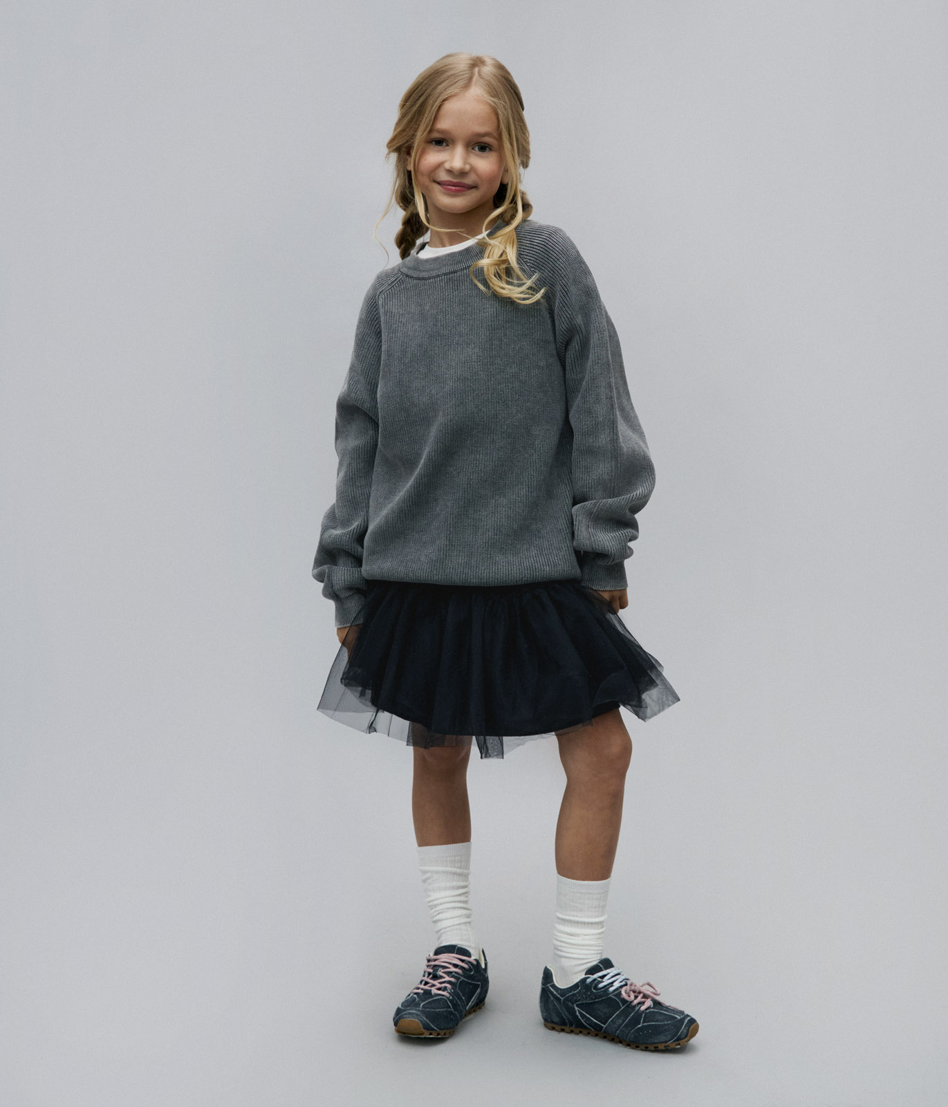 GIRLS Mesh skirt/ Юбка детская/AW23TKG059