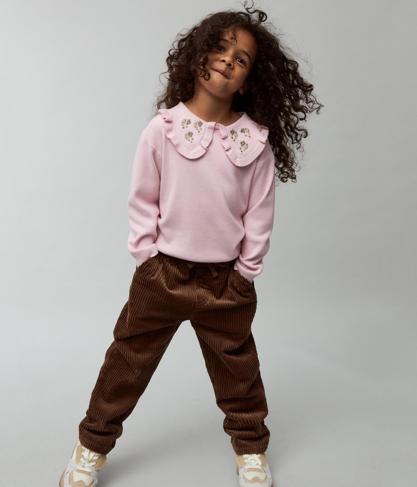 GIRLS jumper knitted/Джемпер детский/AW24TKG016