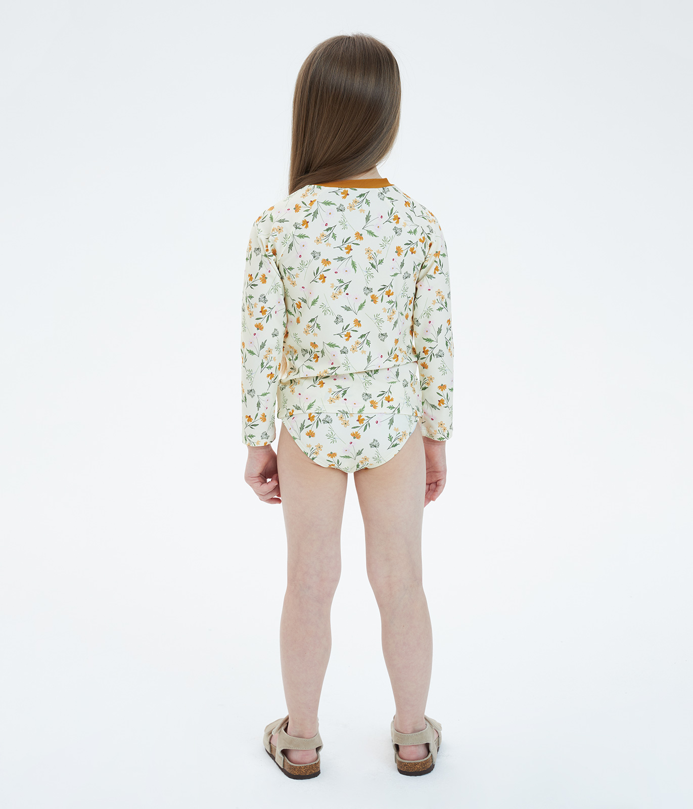 GIRLS Swim tee LS/ Футболка для плавания детская/SS24TKG049