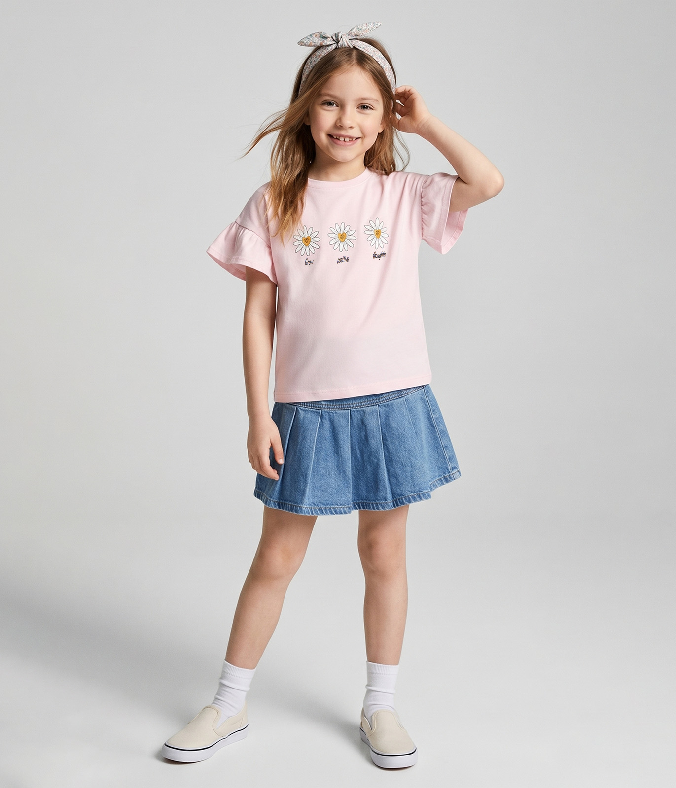 GIRLS Сhamomile tee SS/ Футболка детская к/р/SS24TKG088