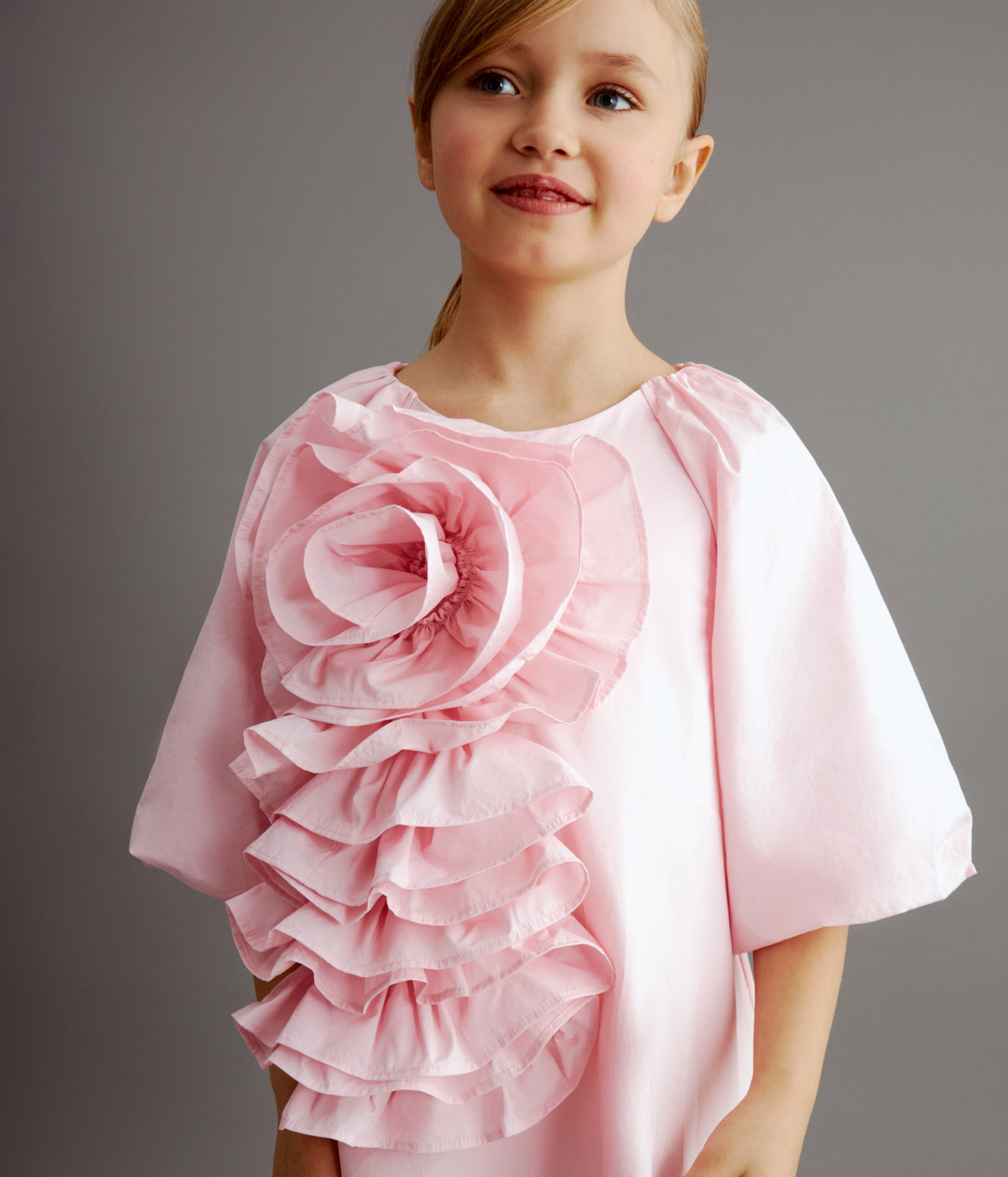 GIRLS poplin dress SS/Платье детское/SS24TKG055
