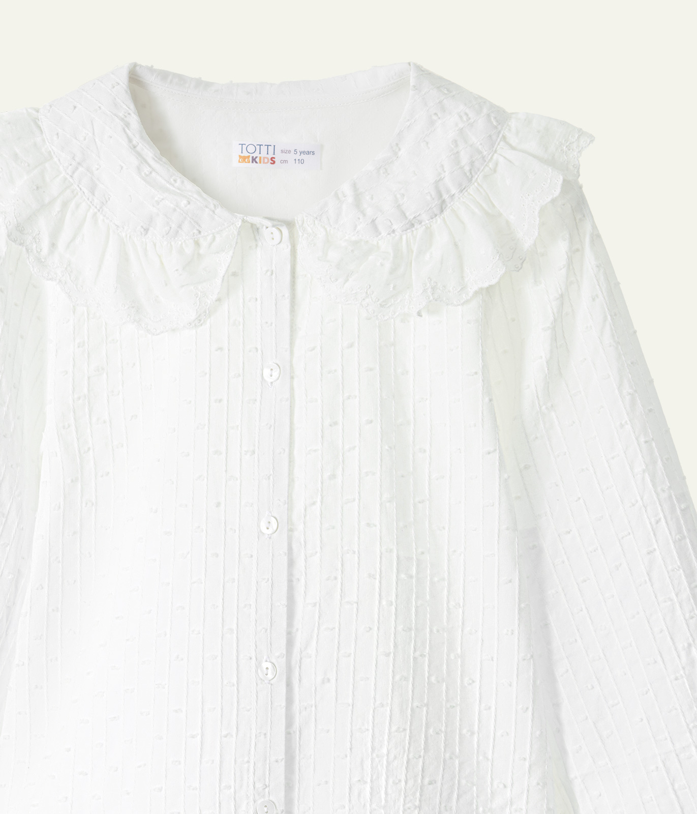GIRLS School dotted blouse/ Блузка детская AW24TKG013