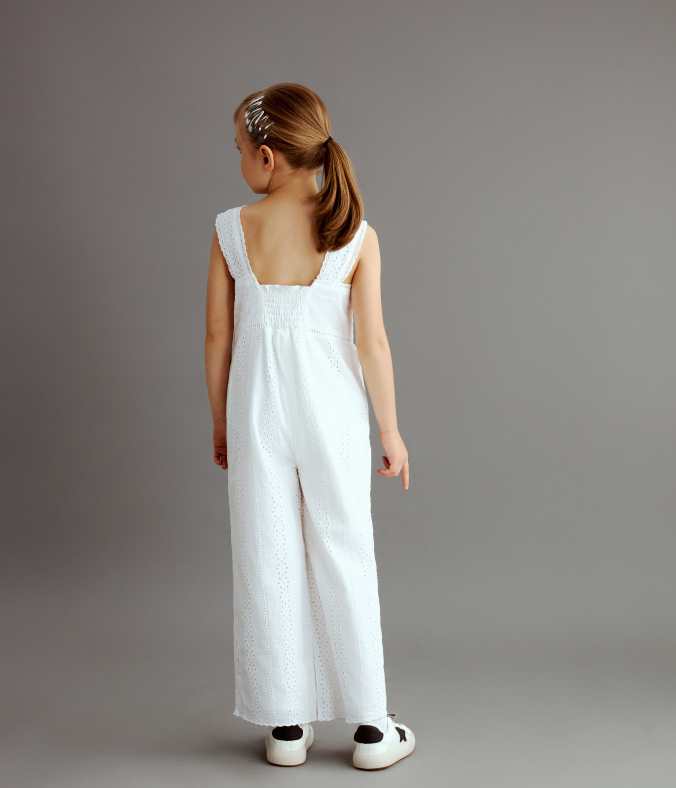 GIRLS embroidery dungaree/ Комбинезон детский/SS24TKG024