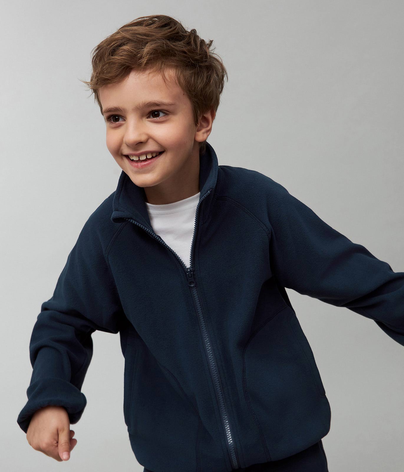 BOYS FLEECE CARDIGAN/Кардиган детский/AW23TKB015