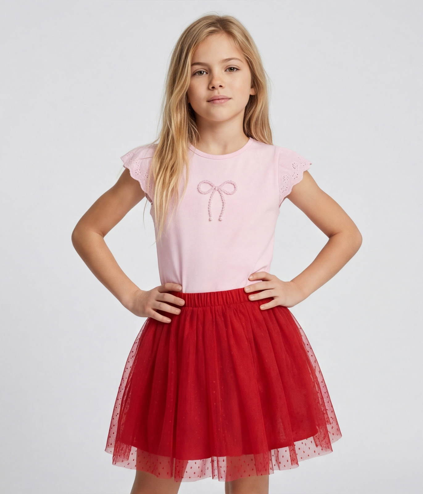 GIRLS Skirt/Юбка детская/AW25TKG040