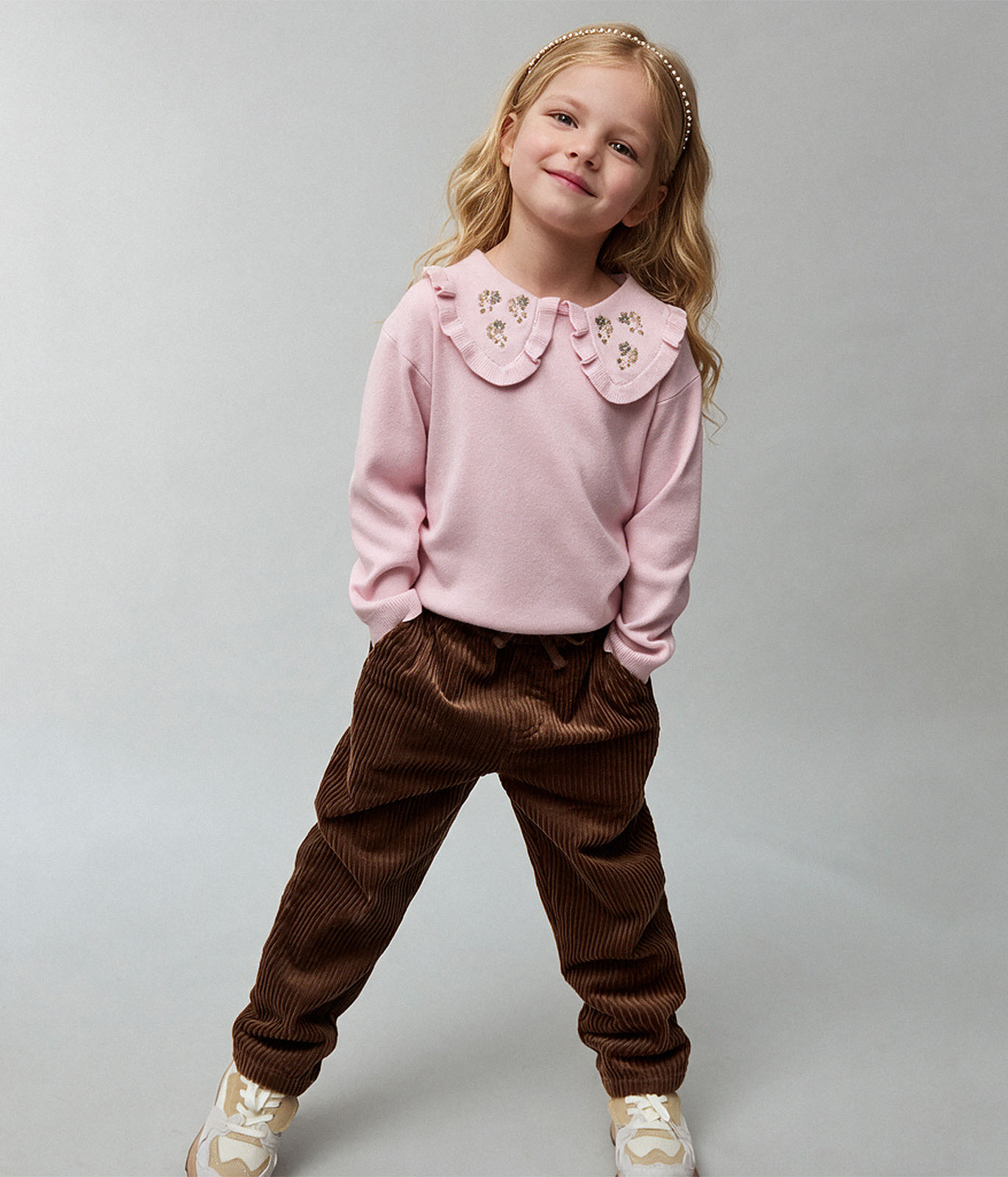 GIRLS jumper knitted/Джемпер детский/AW24TKG016
