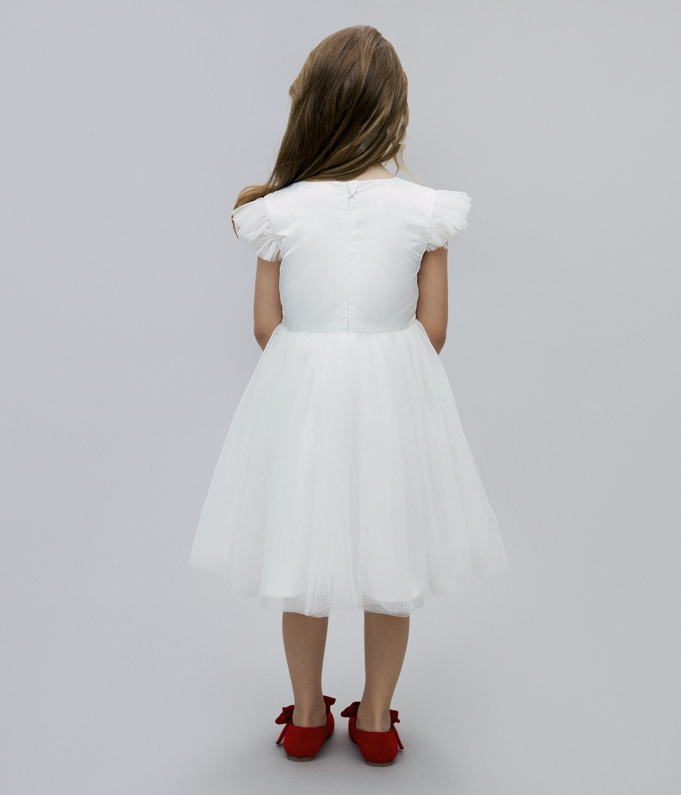 GIRLS Mesh dress/ Платье детское/AW23TKG056