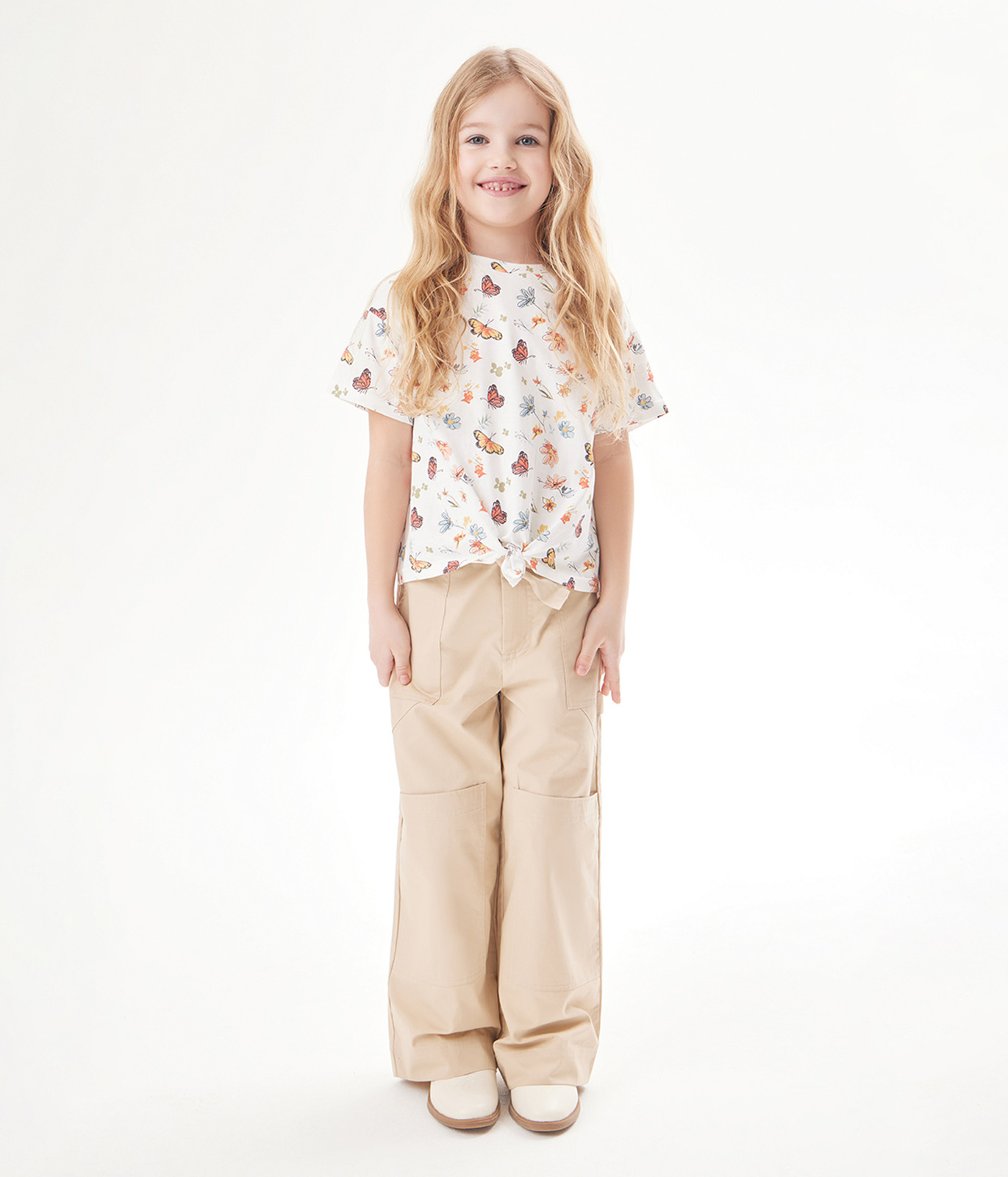 GIRLS knot tee SS/ Футболка детская к/р/SS24TKG072