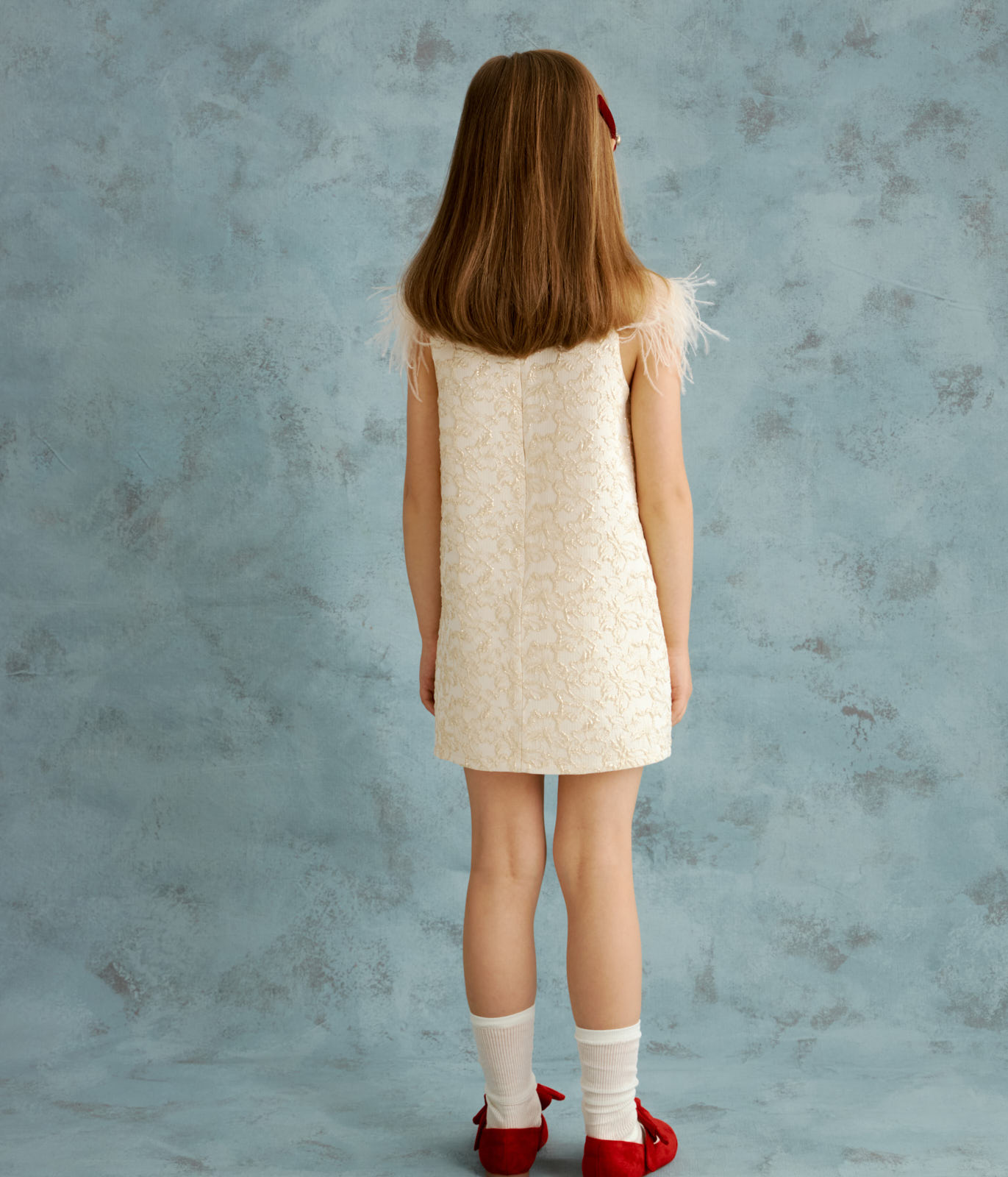 GIRLS Jacquard dress/ Платье детское/AW23TKG058