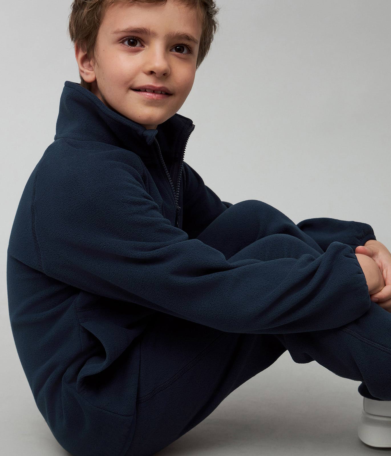 BOYS FLEECE CARDIGAN/Кардиган детский/AW23TKB015