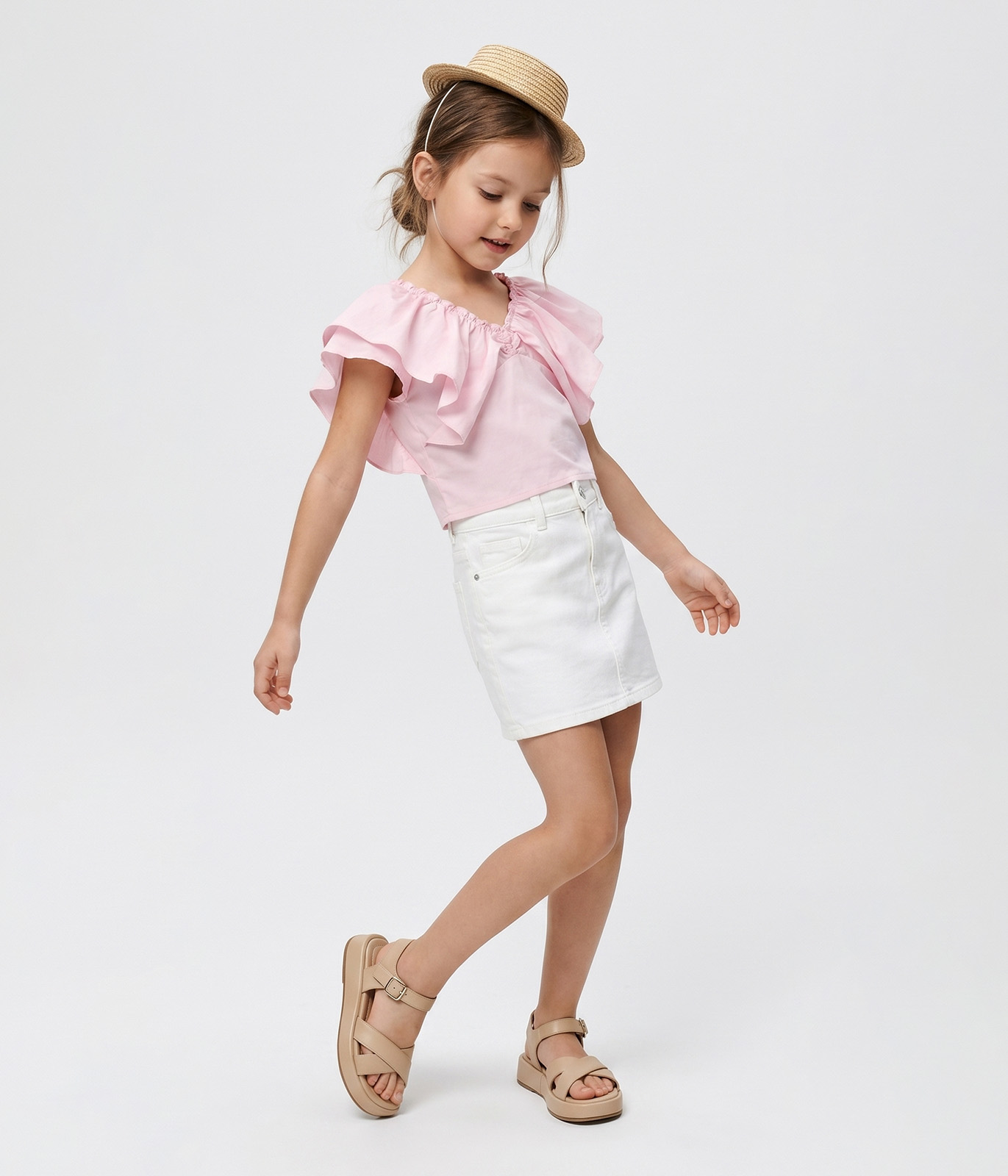 GIRLS Blouse/ Блузка детская/SS24TKG004